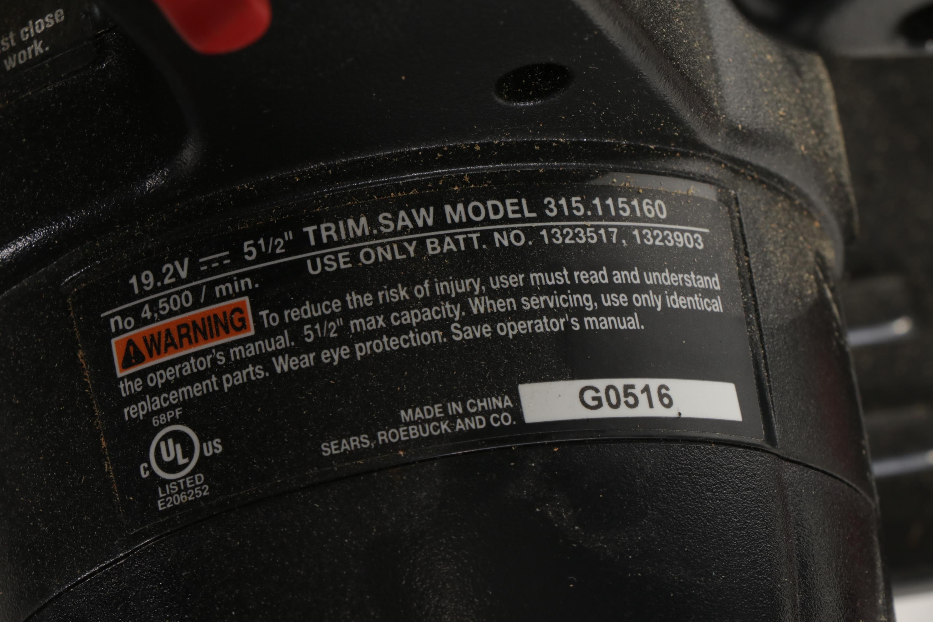 Craftsman 19.2V Battery Powered Hand Tool Set with Wheeled Tote