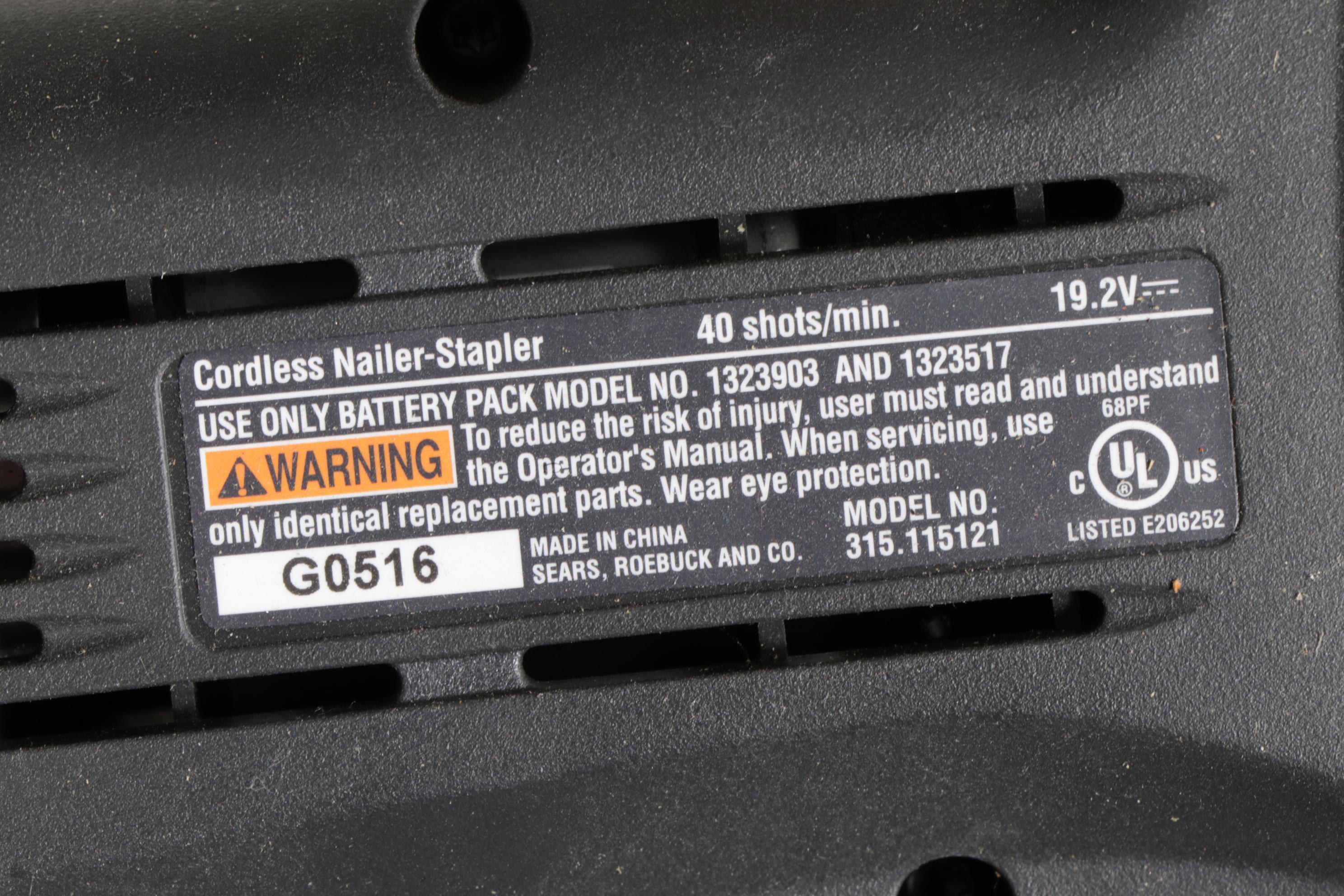 Craftsman 19.2V Battery Powered Hand Tool Set with Wheeled Tote