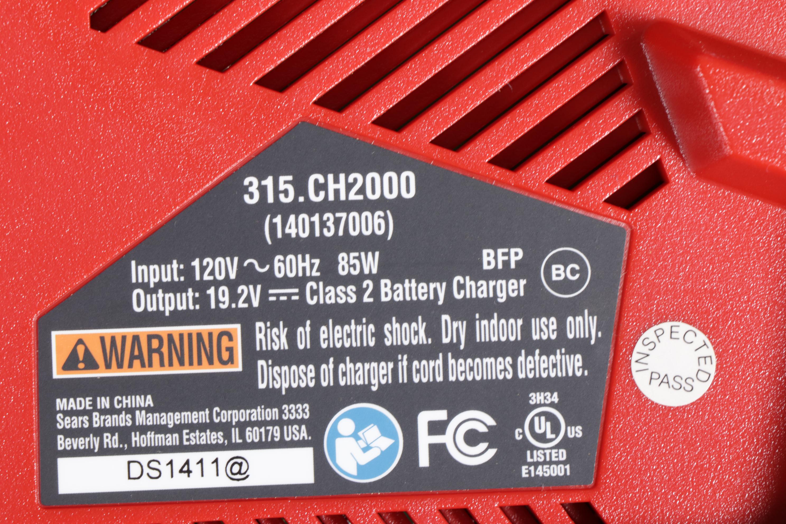 Craftsman 19.2V Battery Powered Hand Tool Set with Wheeled Tote