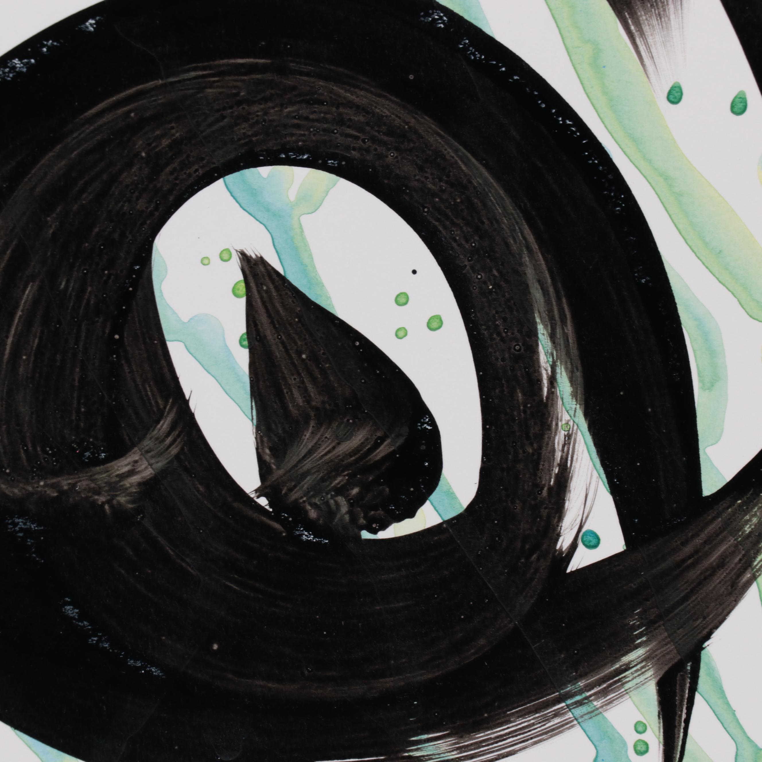 Peter Keil Abstract Acrylic Portrait