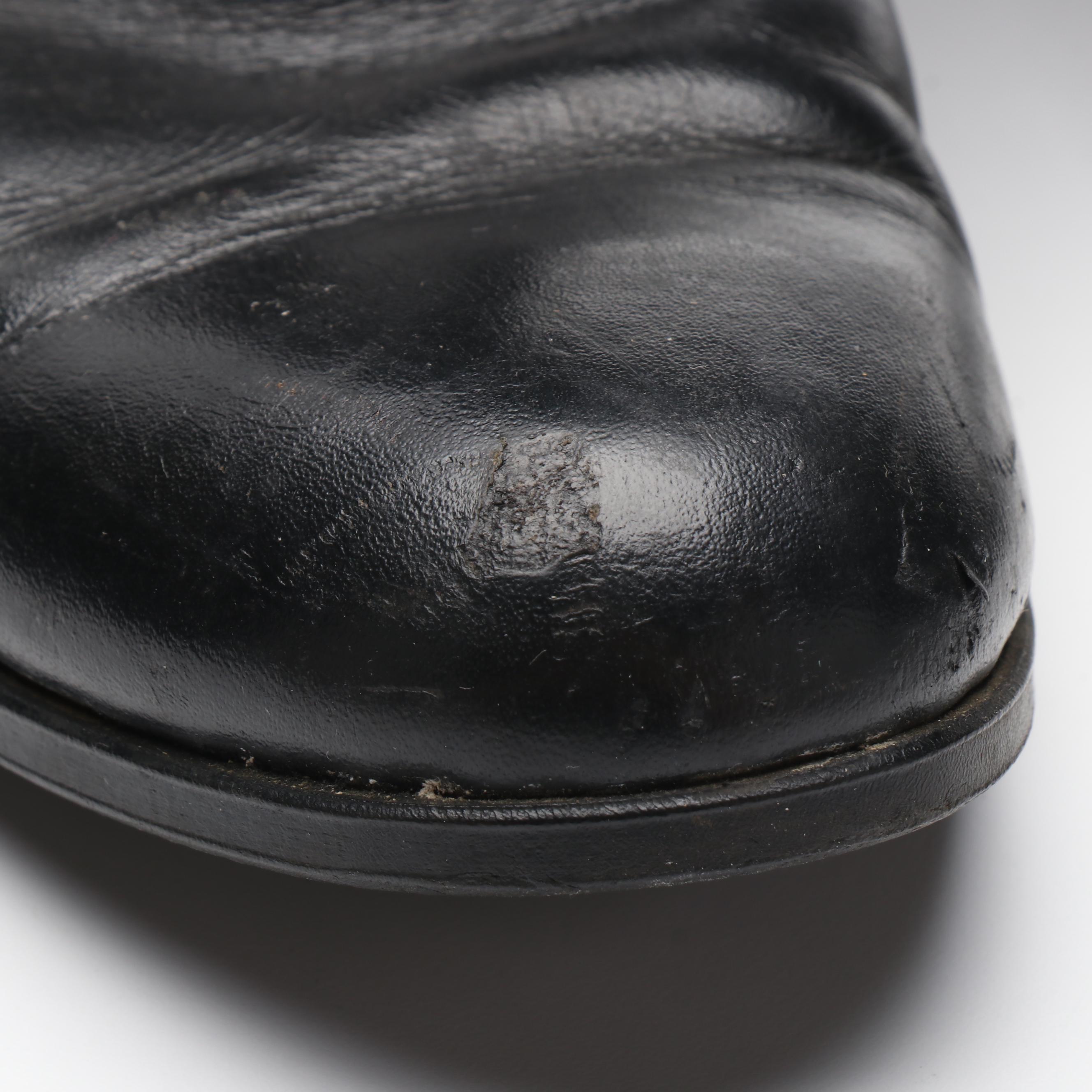 Elan and Marlborough Riding Boots in Black Leather