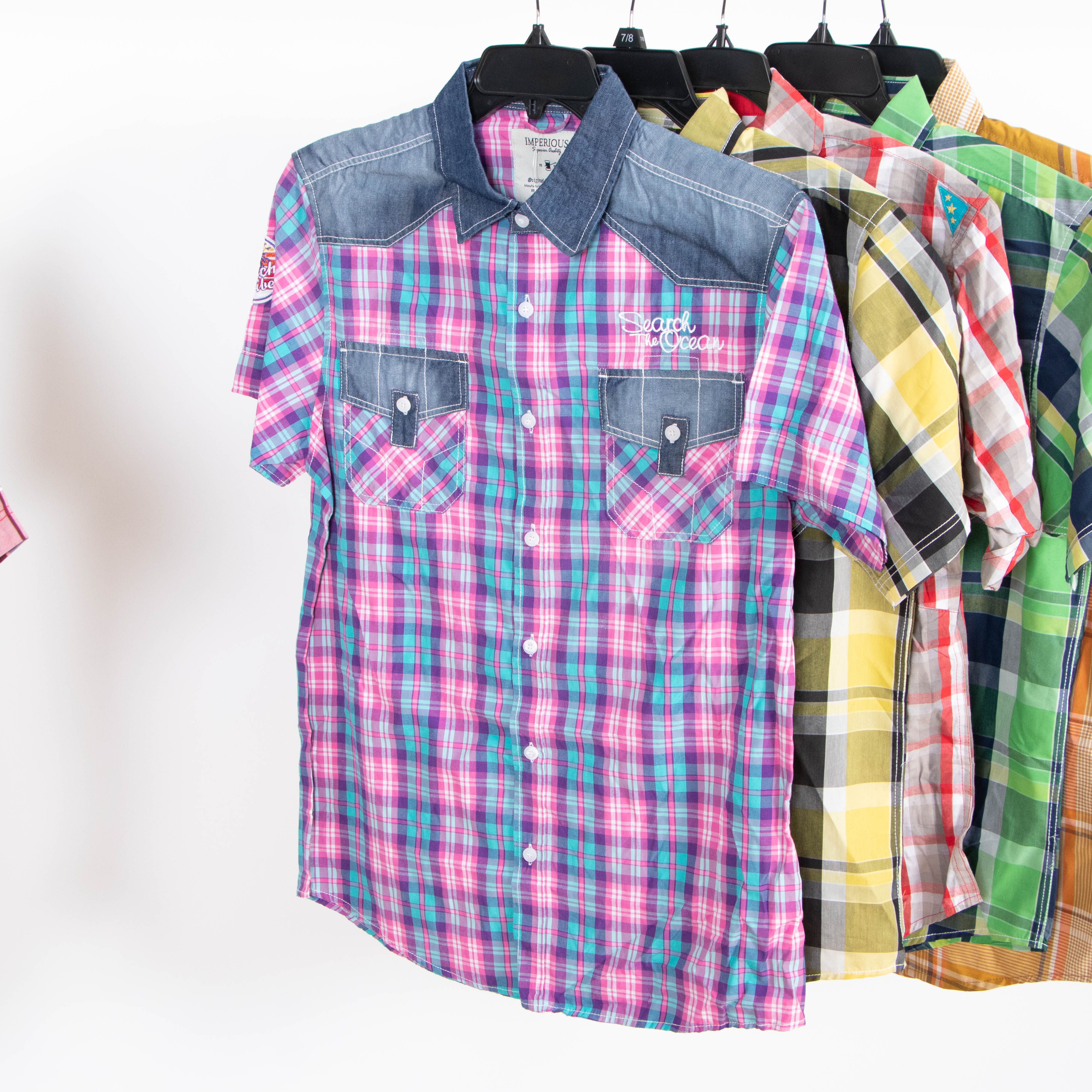 Men's Murano, Imperious, PJ Mark, and Shmack Short Sleeve Shirts