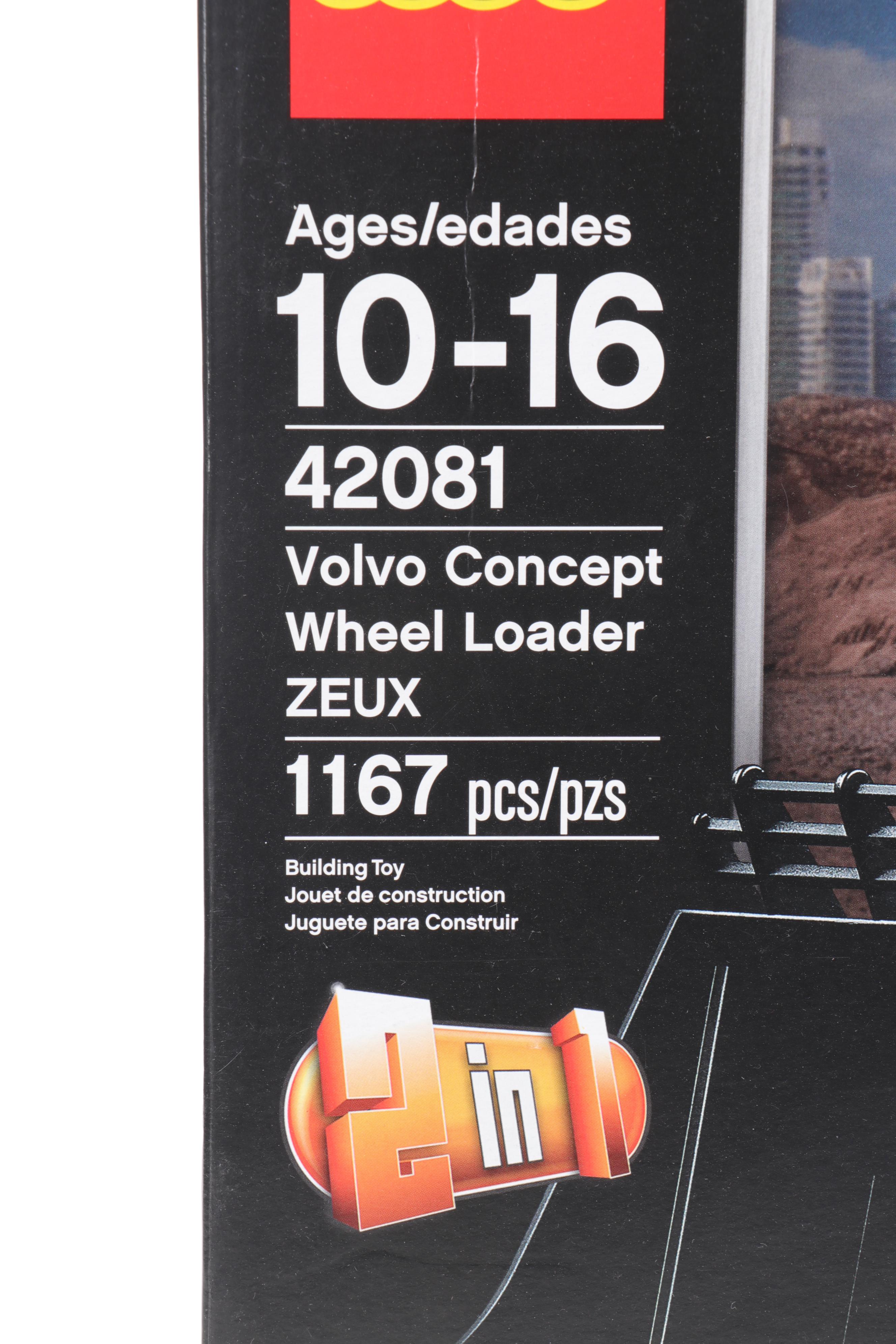 LEGO Technic Volvo Concept Wheel Loader with Drone Building Toy Set
