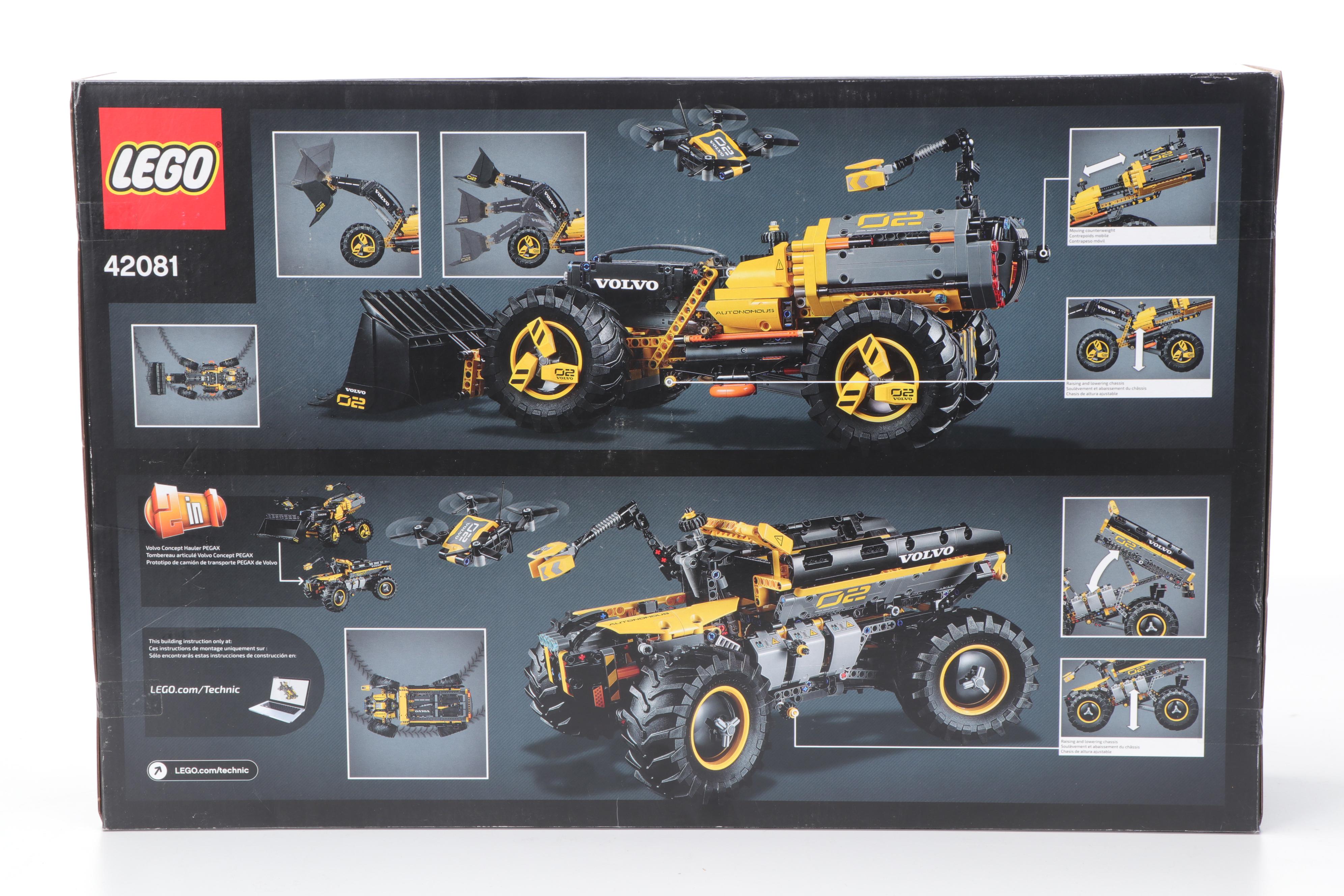 LEGO Technic Volvo Concept Wheel Loader with Drone Building Toy Set
