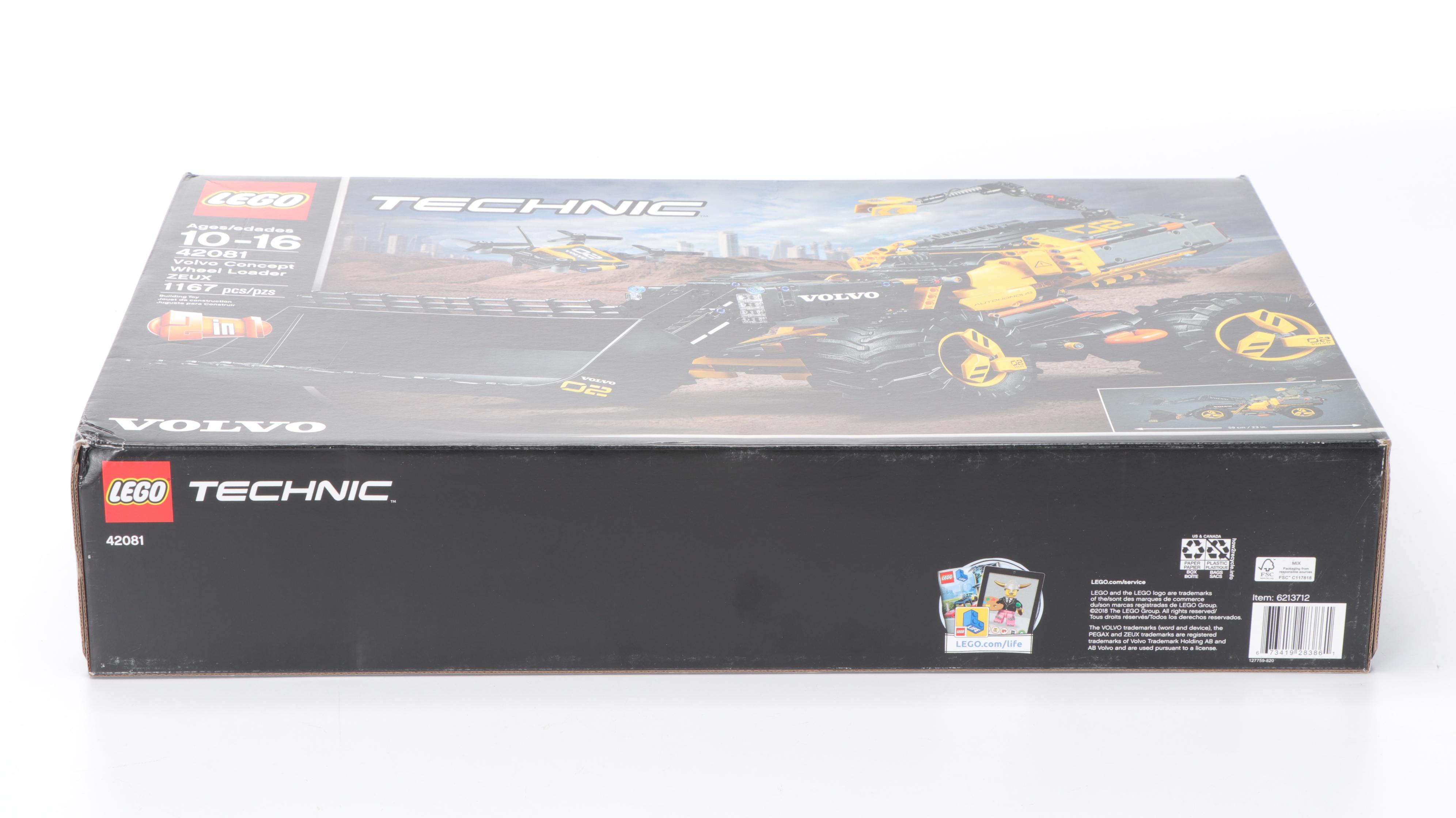 LEGO Technic Volvo Concept Wheel Loader with Drone Building Toy Set