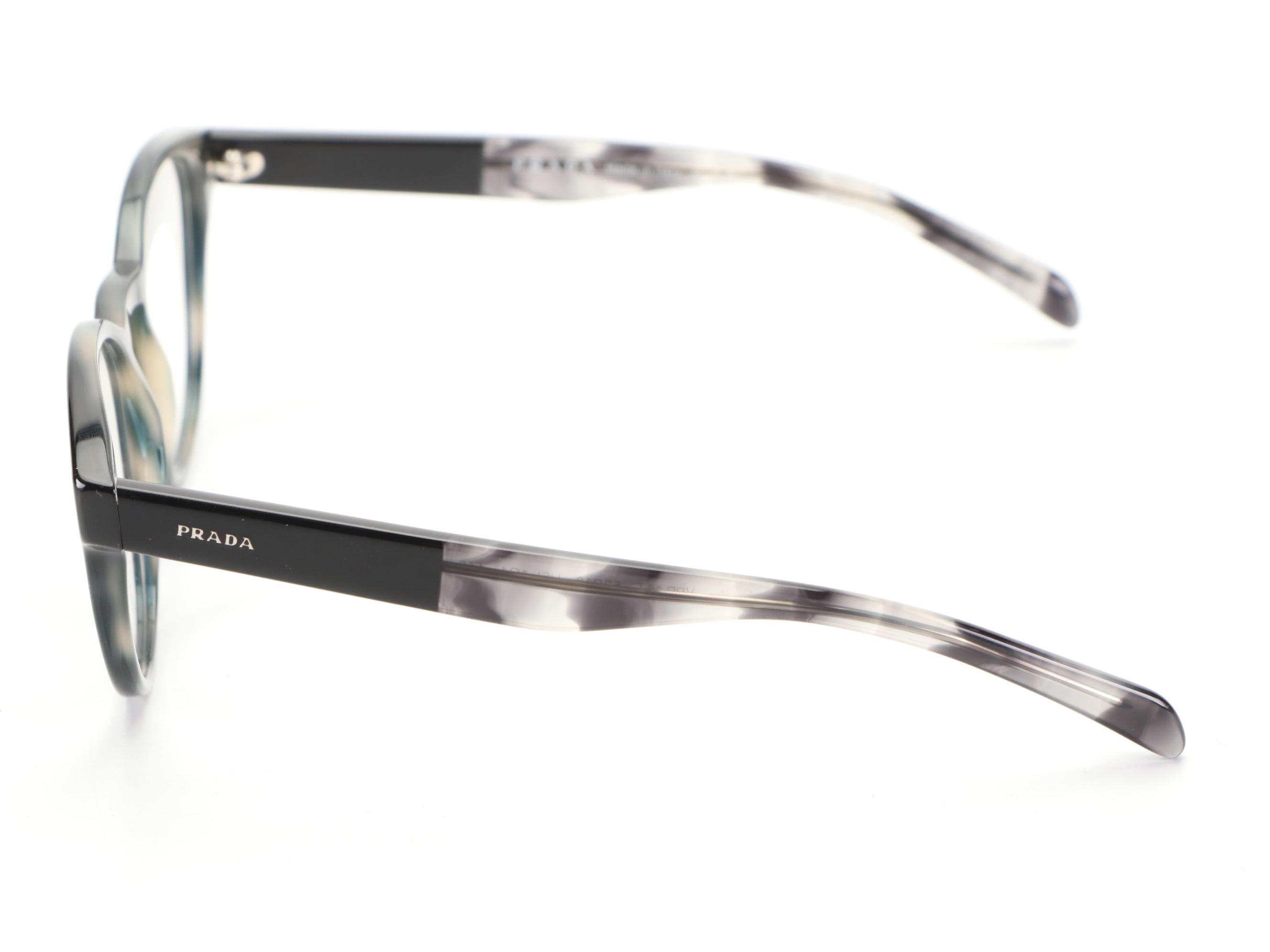 Prada VPR16T Round Eyeglasses with Case and Box