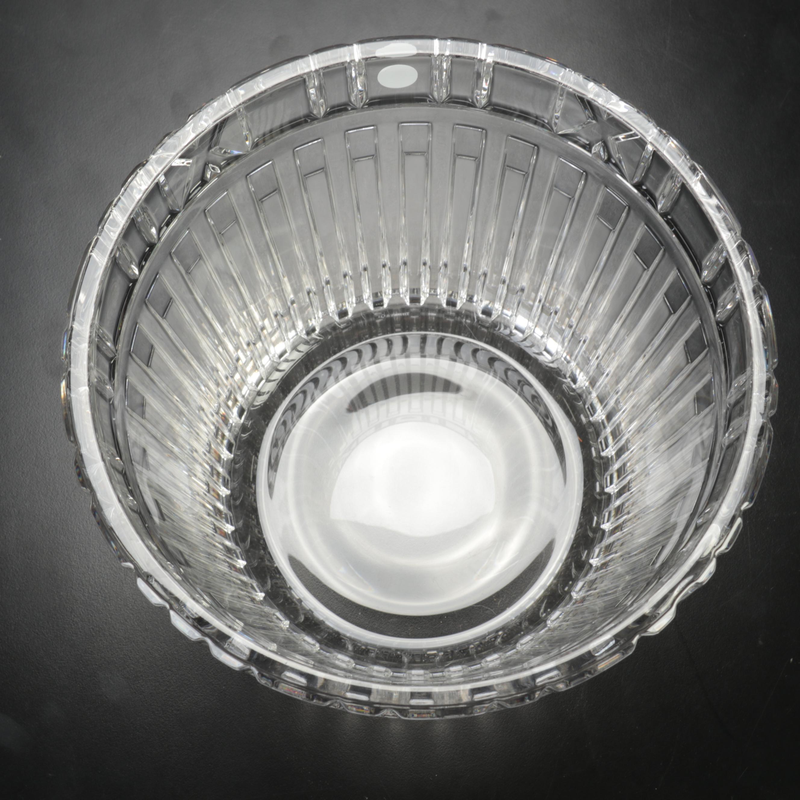 Tiffany & Co "Atlas" Crystal Champagne Bucket