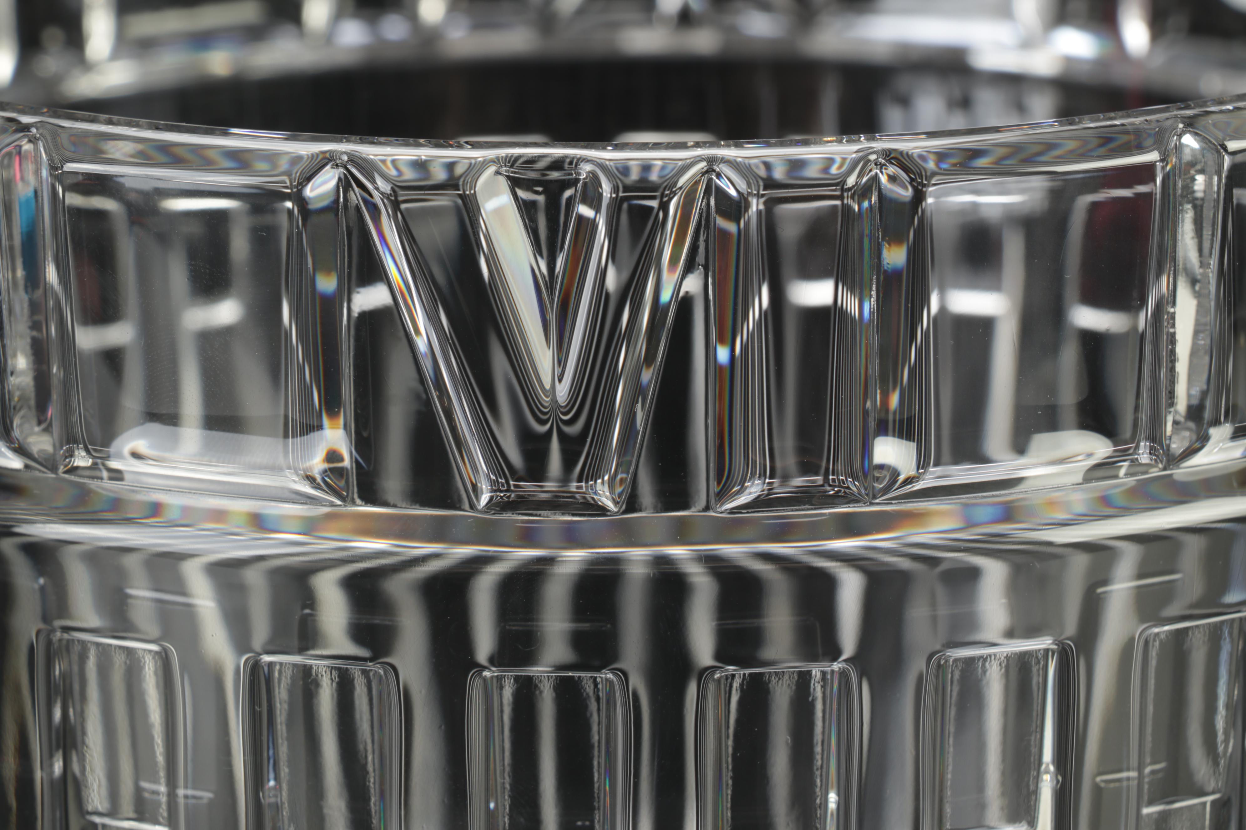 Tiffany & Co "Atlas" Crystal Champagne Bucket