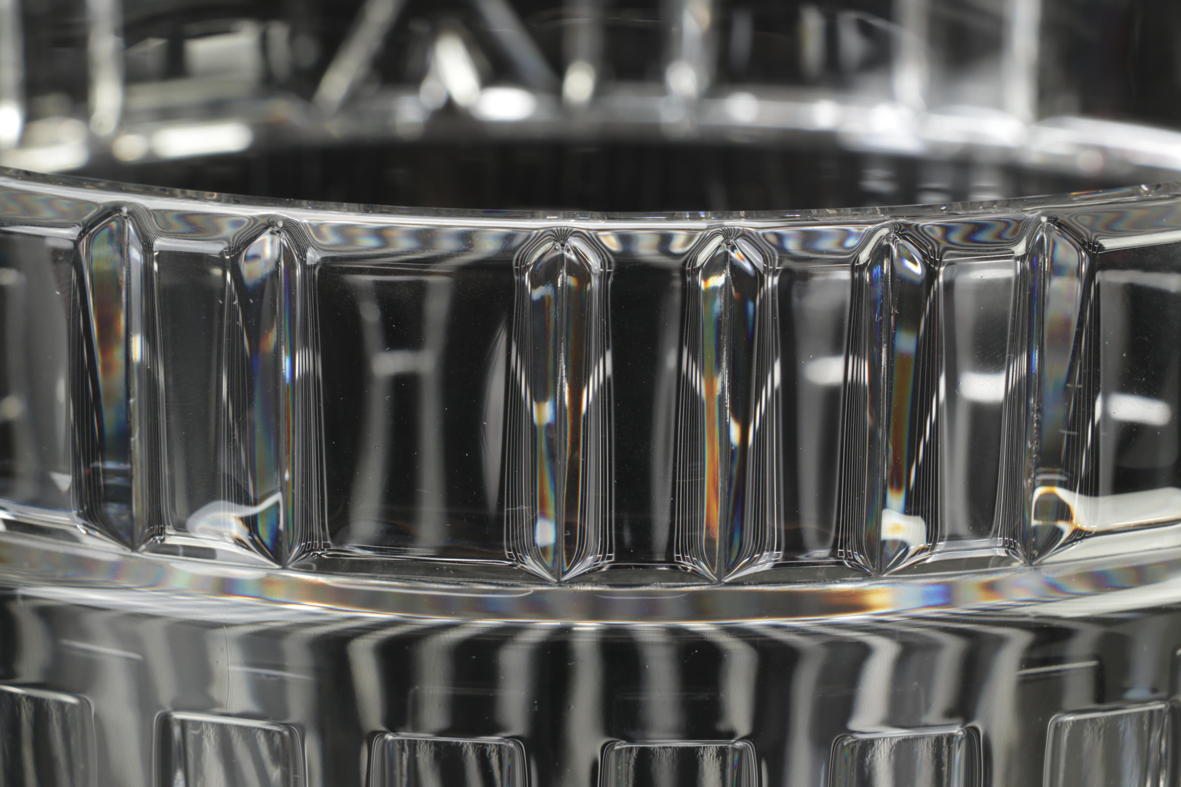 Tiffany & Co "Atlas" Crystal Champagne Bucket