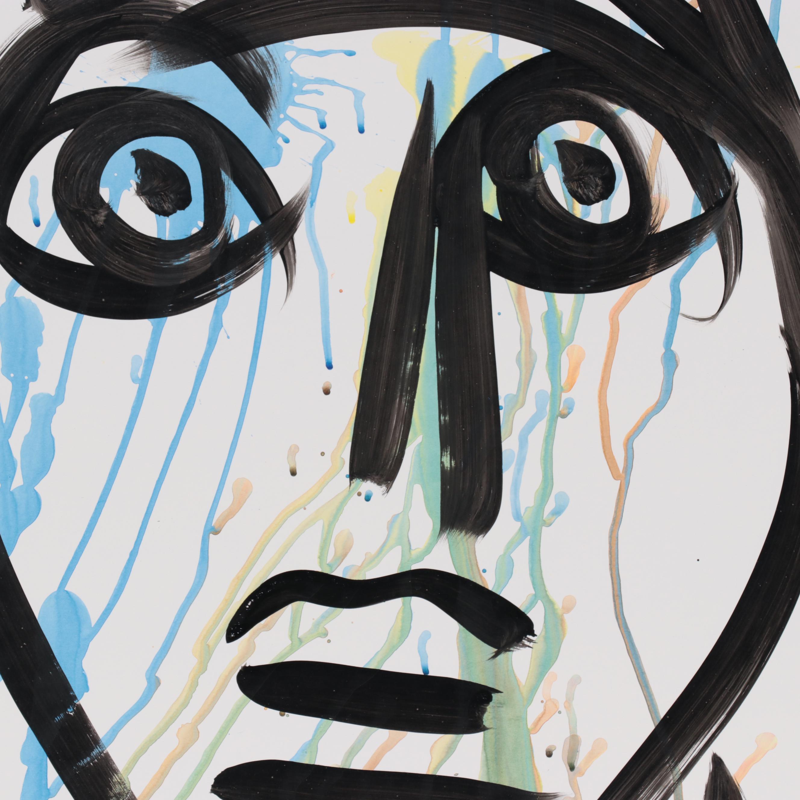 Peter Keil Abstract Acrylic Portrait