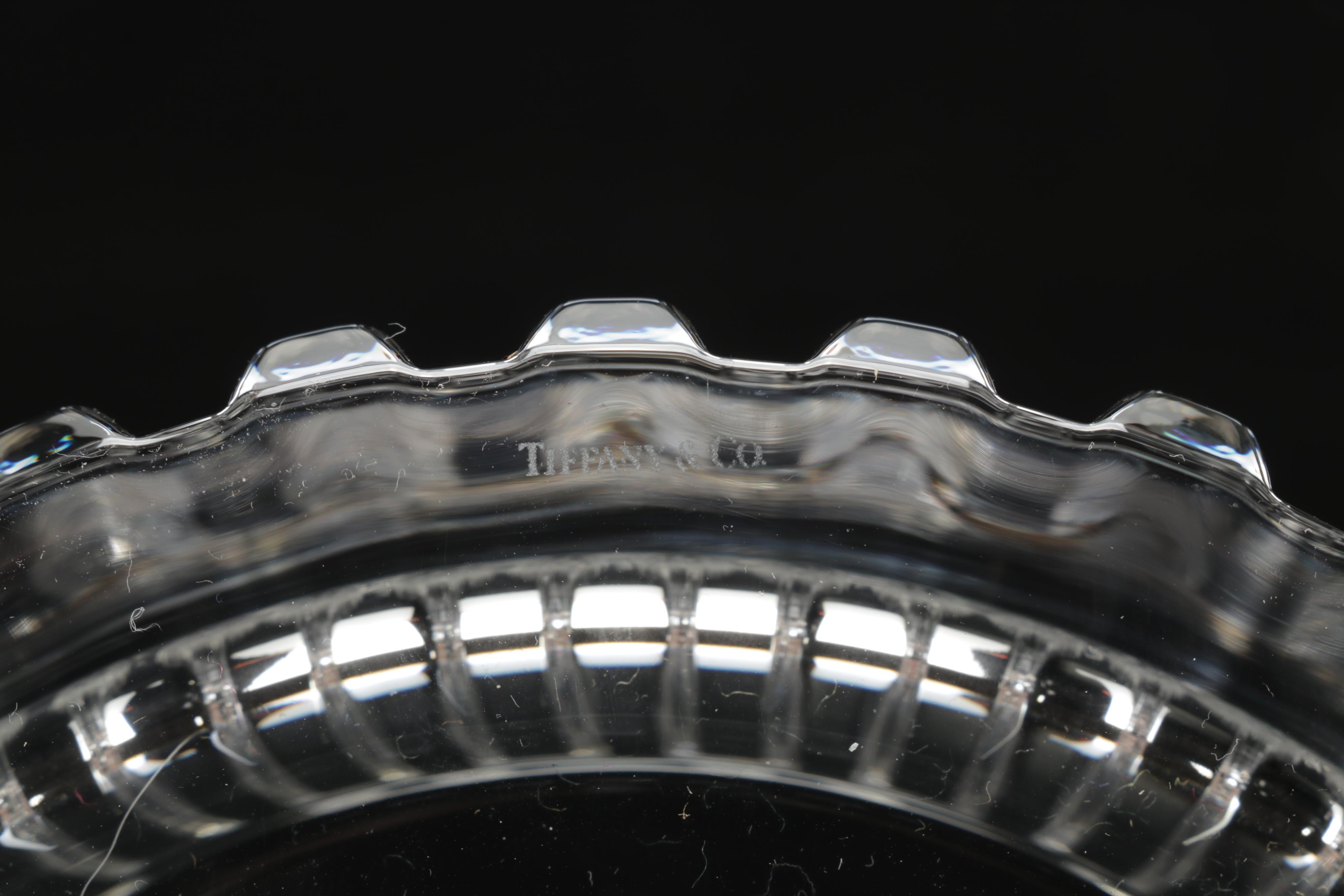 Tiffany & Co "Atlas" Crystal Champagne Bucket