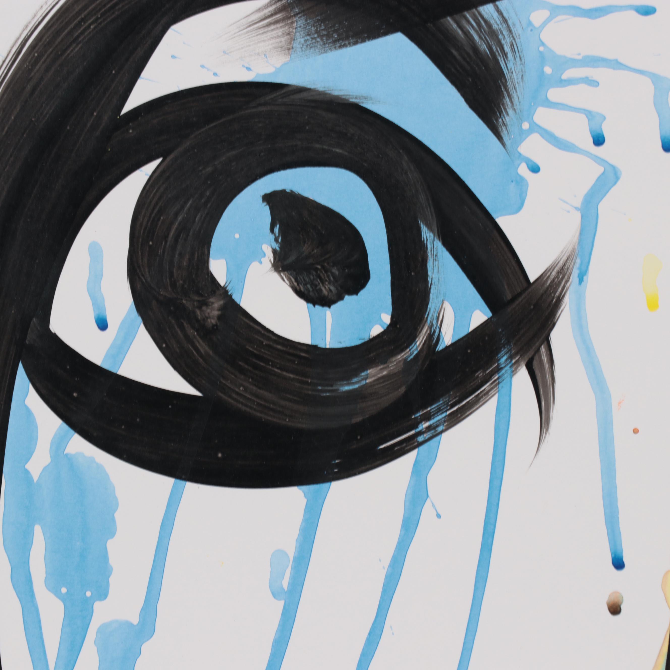 Peter Keil Abstract Acrylic Portrait