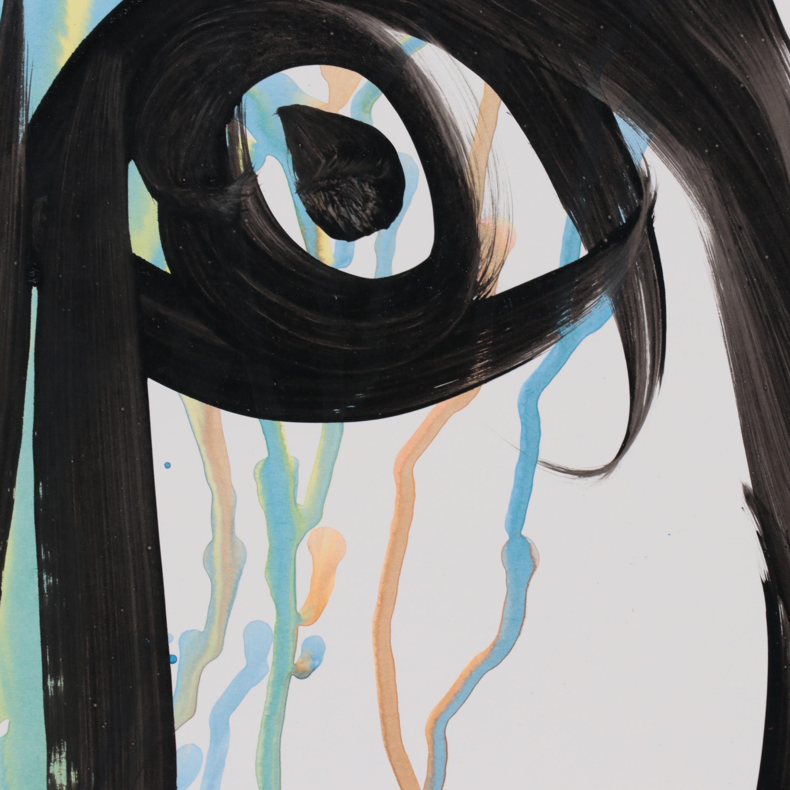 Peter Keil Abstract Acrylic Portrait