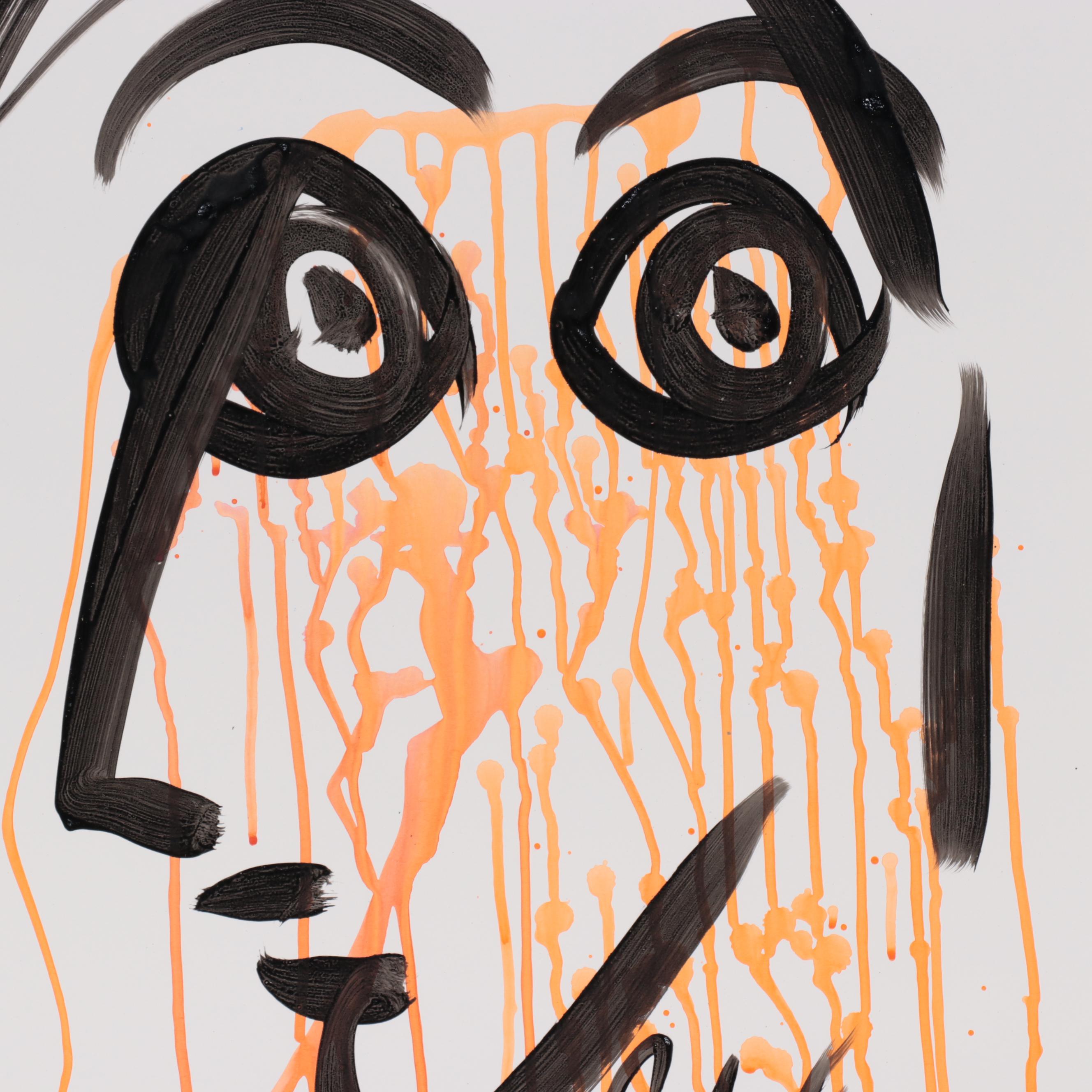 Peter Keil Abstract Acrylic Portrait