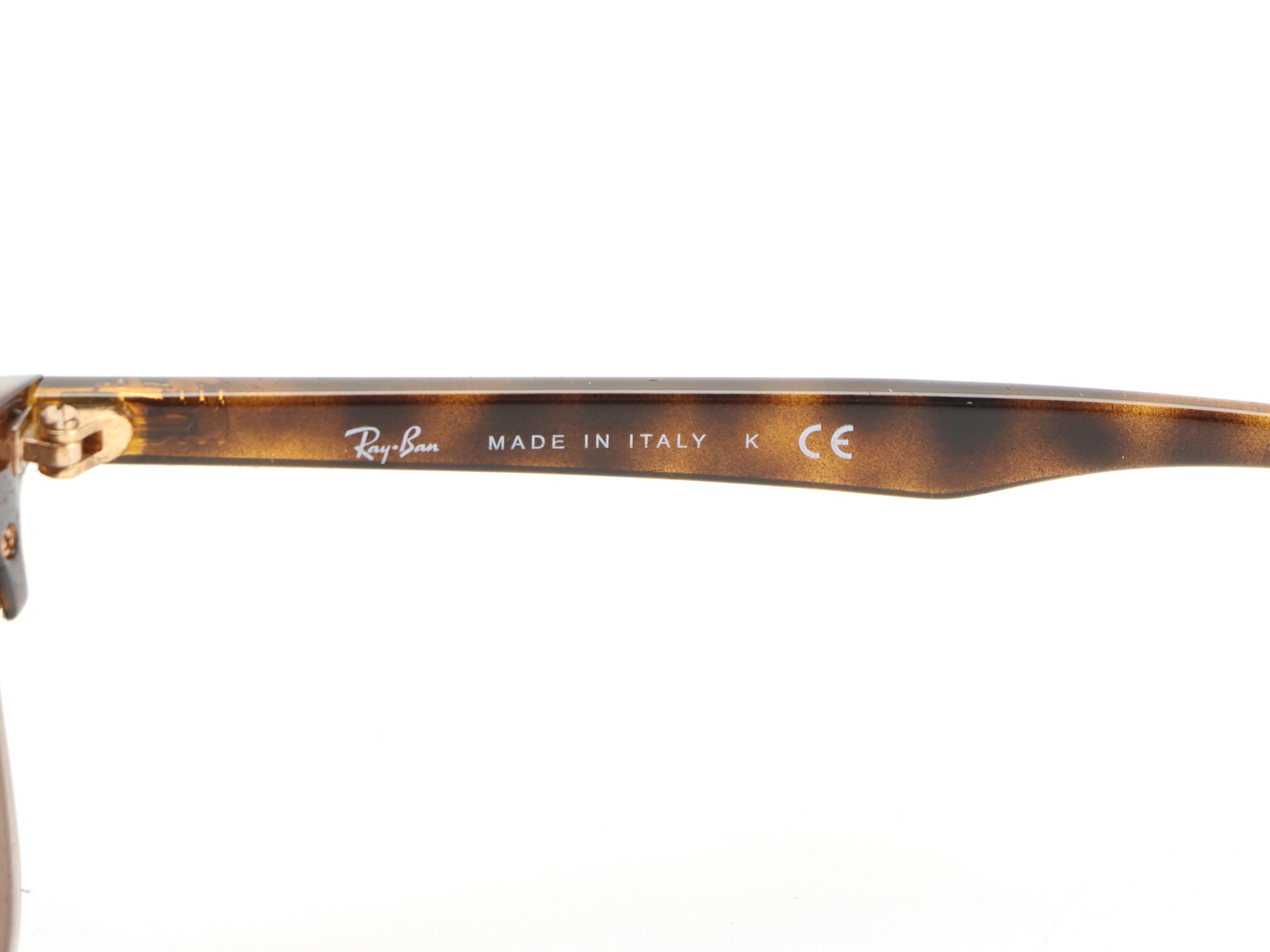 Ray-Ban RB4419 Semi-Rimless Sunglasses with Case and Box