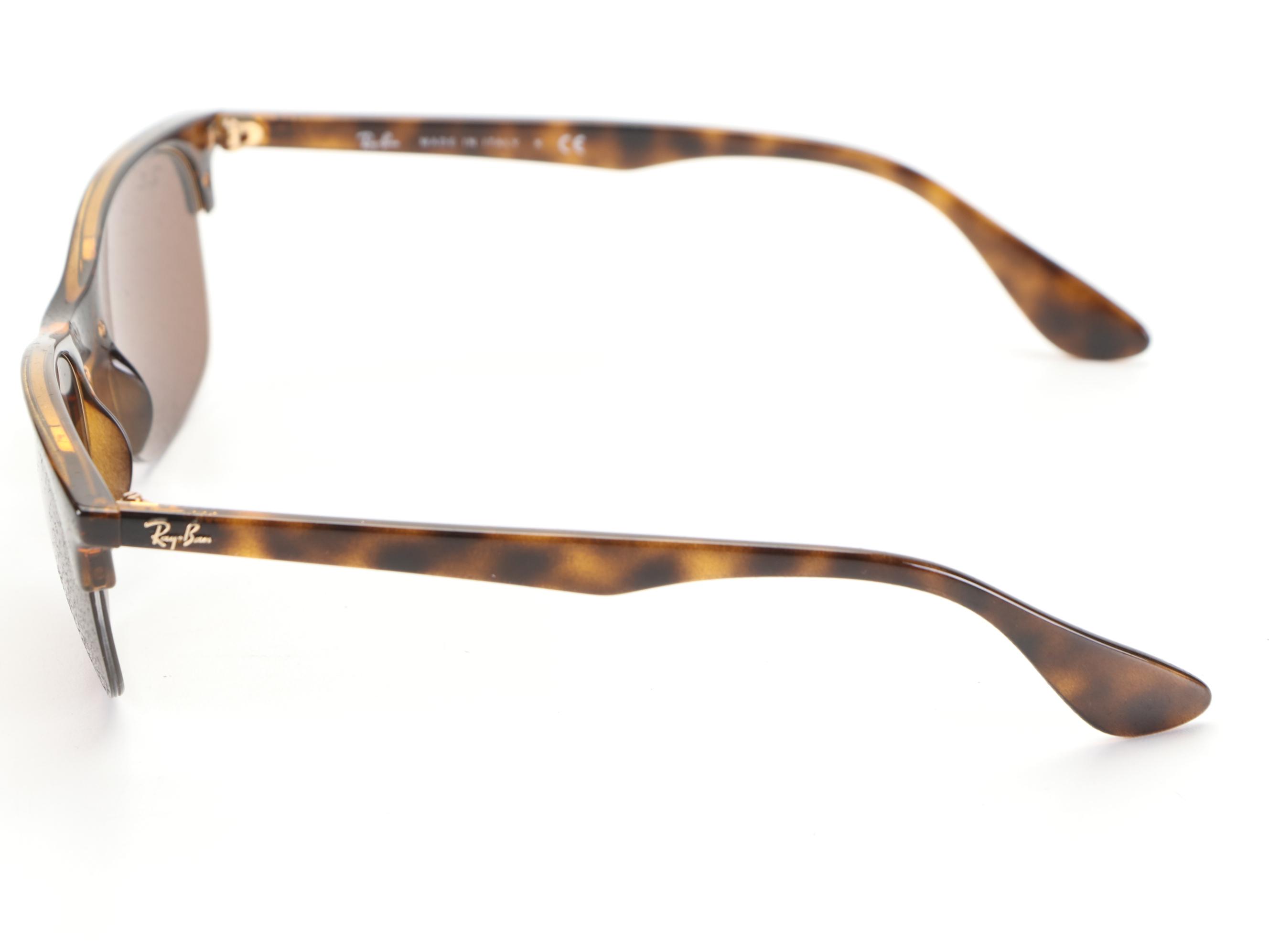 Ray-Ban RB4419 Semi-Rimless Sunglasses with Case and Box