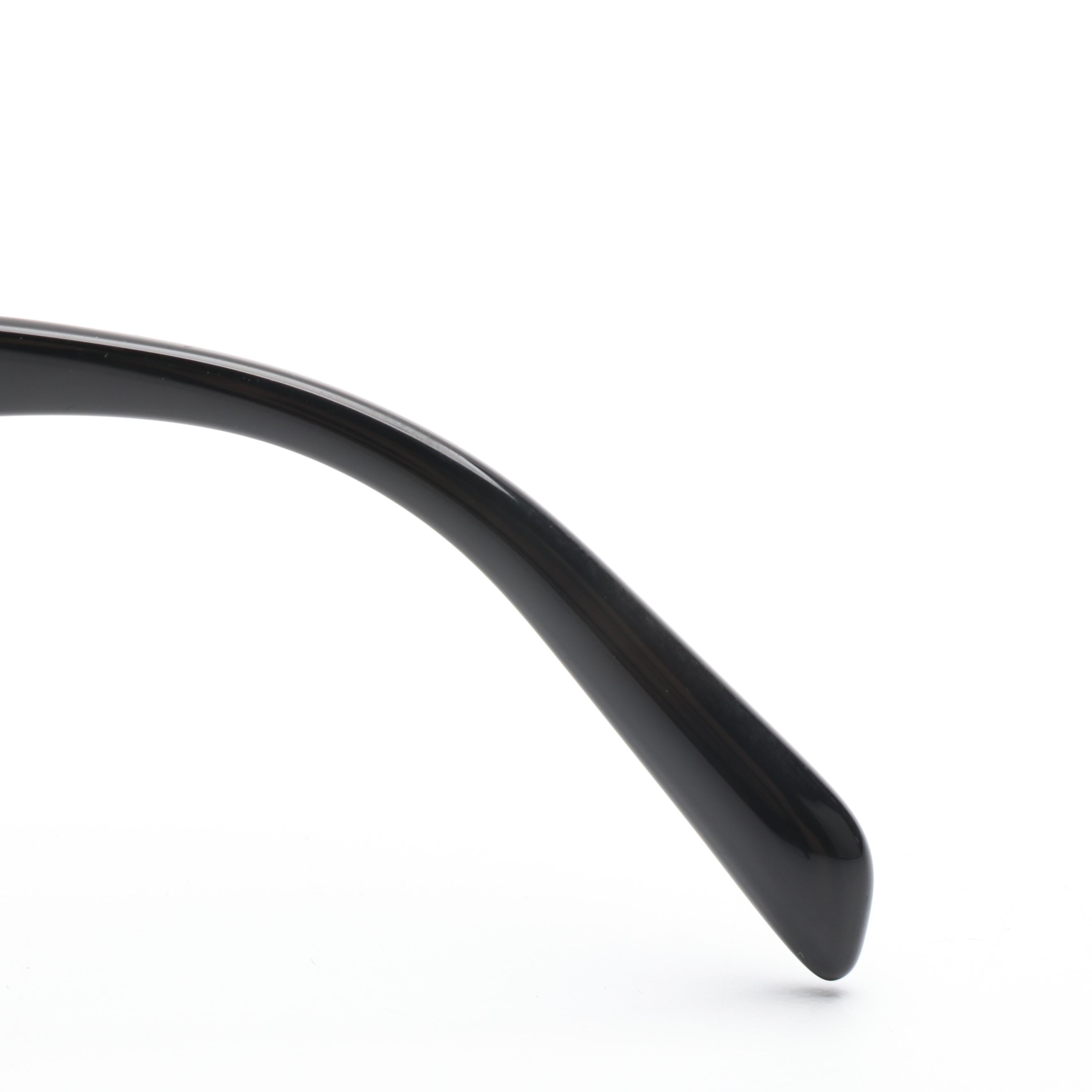 Prada SPR61T Modified Cat Eye Sunglasses with Case and Box