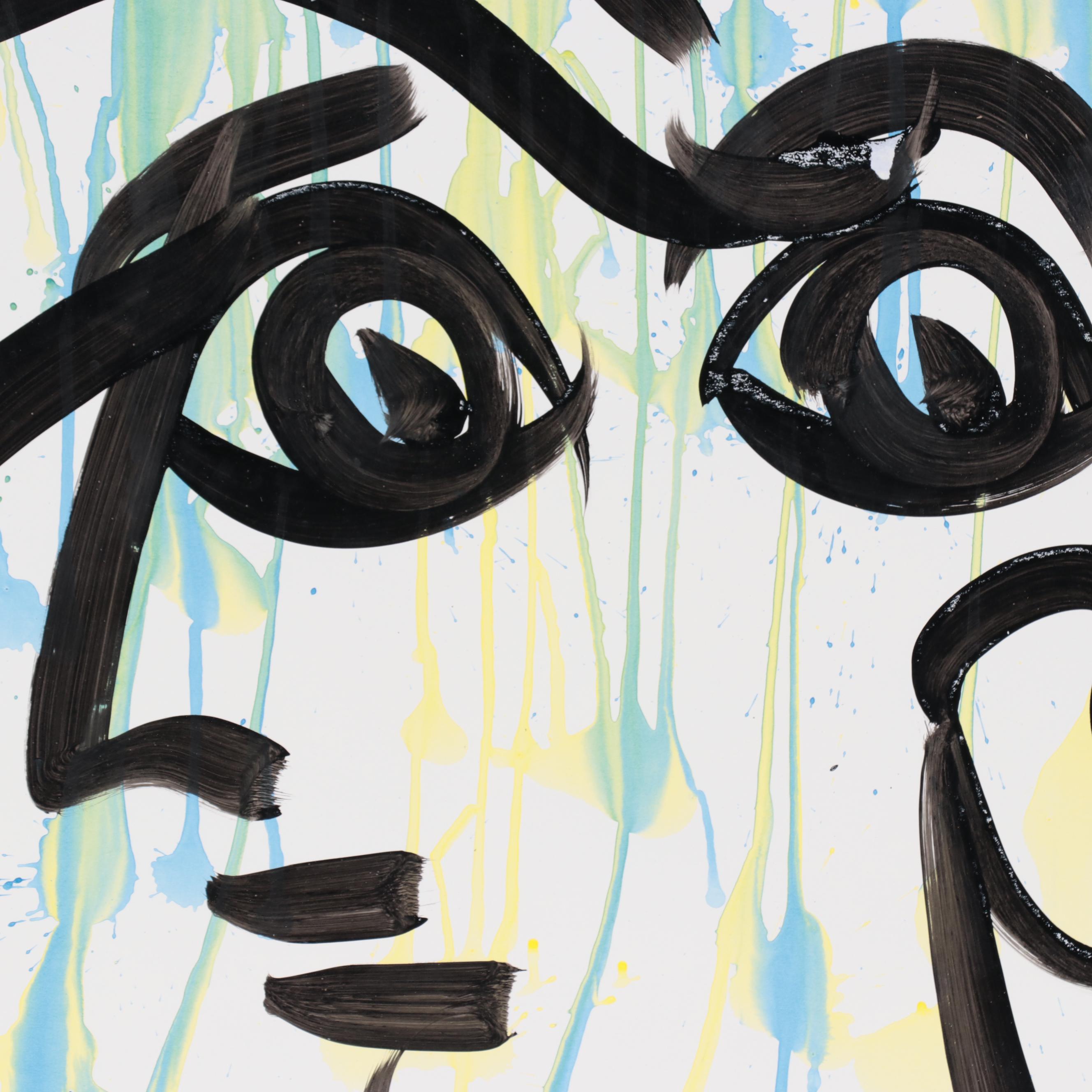 Peter Keil Abstract Acrylic Portrait