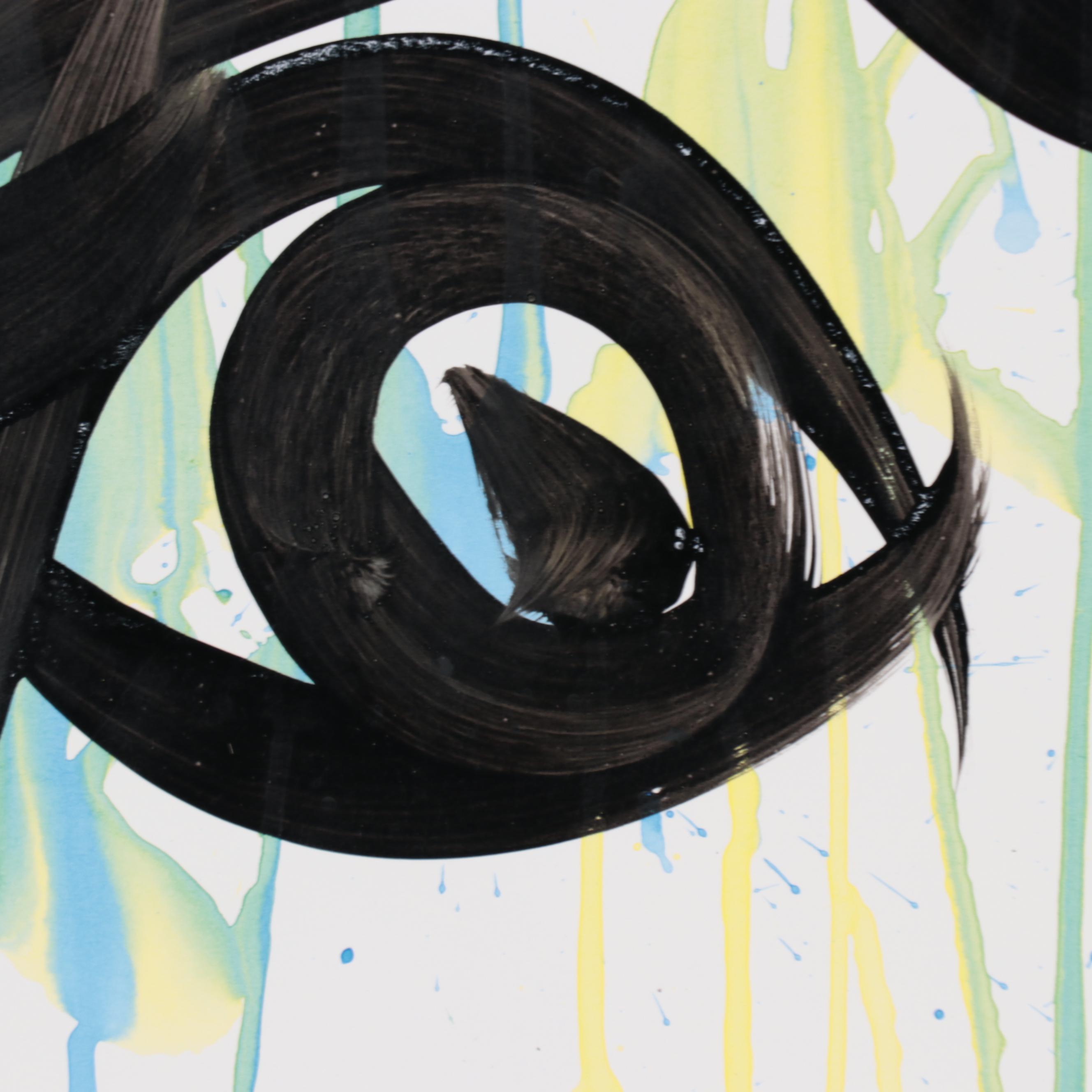 Peter Keil Abstract Acrylic Portrait