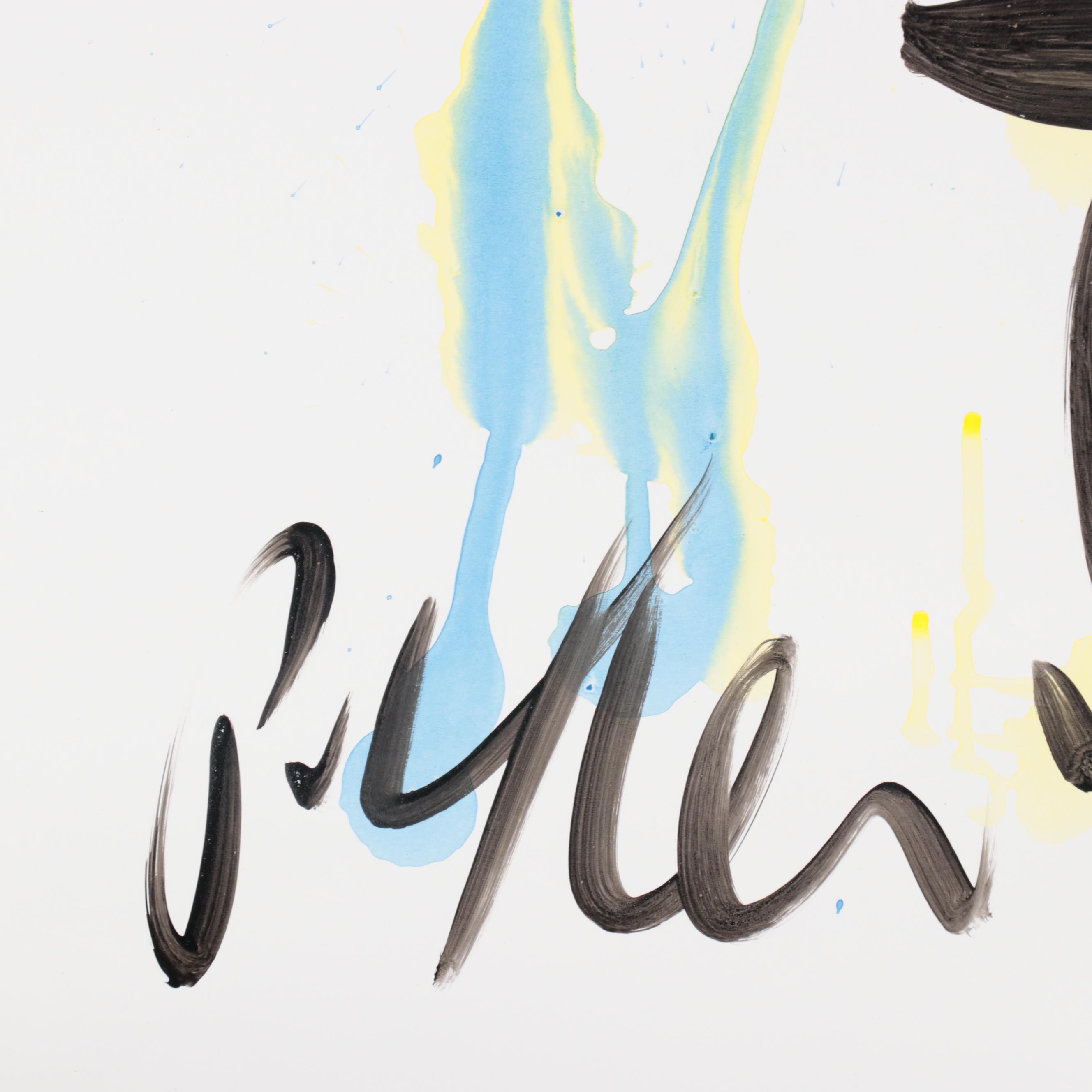 Peter Keil Abstract Acrylic Portrait