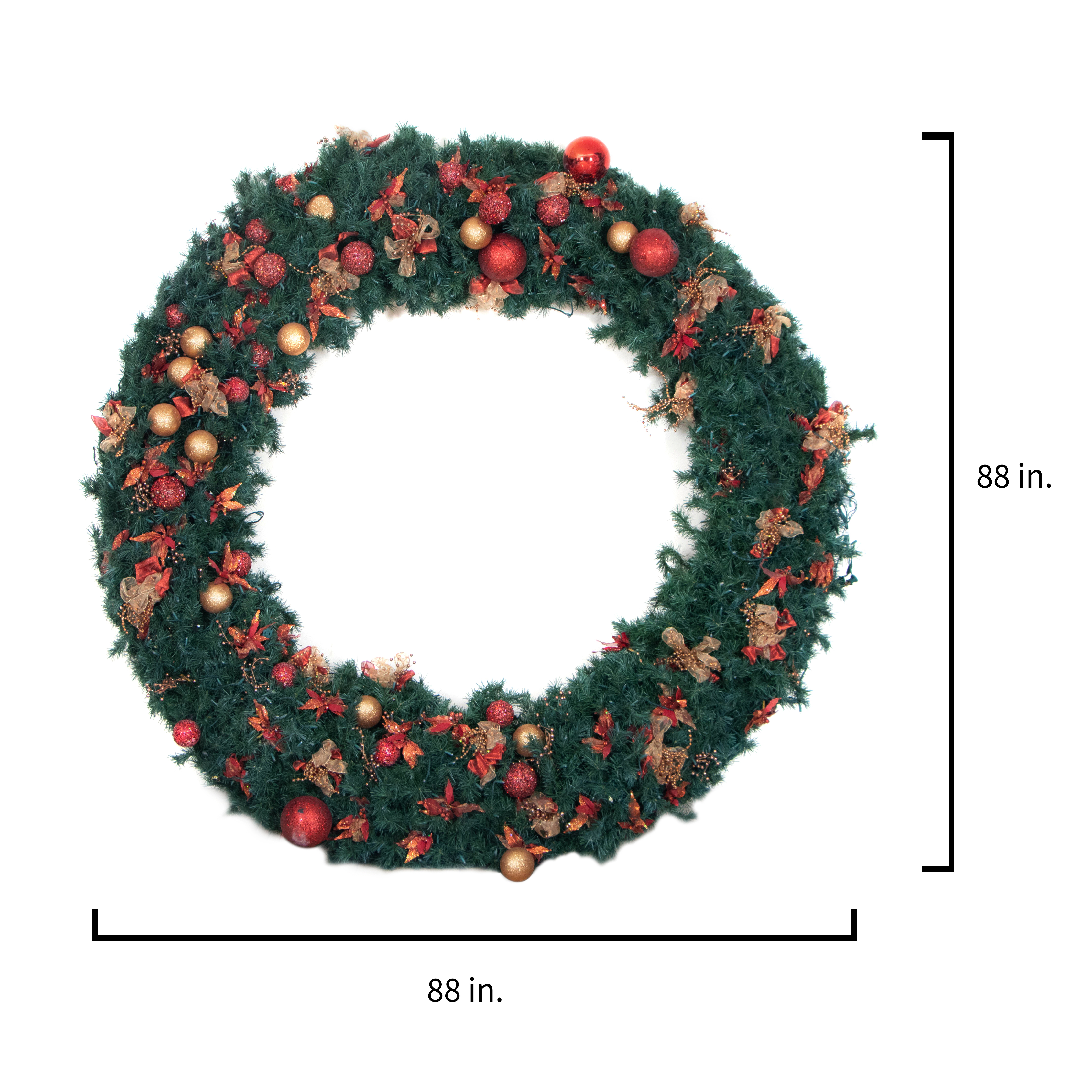 Monumental Store Display Wreath