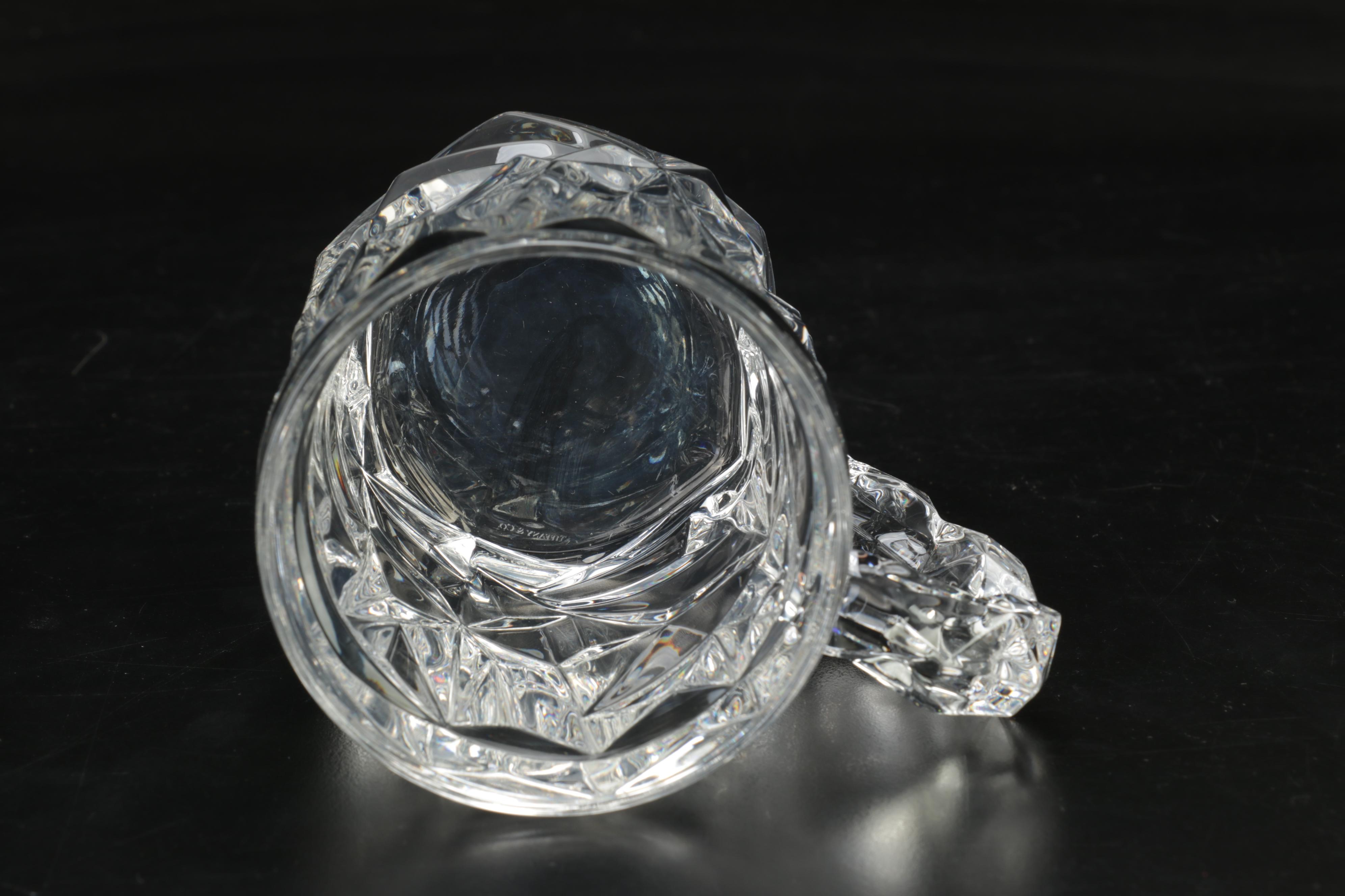 Tiffany & Co. Crystal "Rock Cut" Beer Mugs