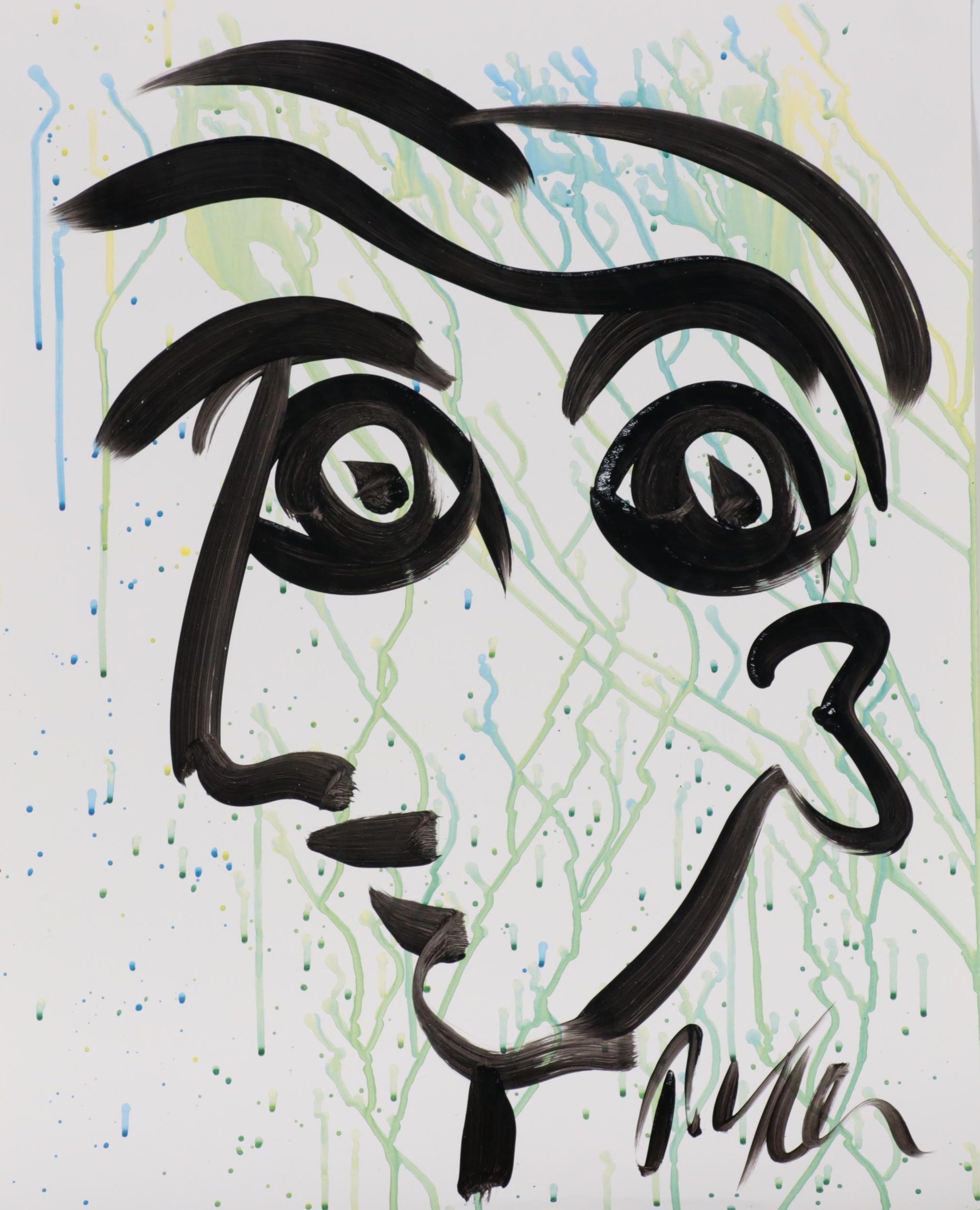 Peter Keil Abstract Acrylic Portrait