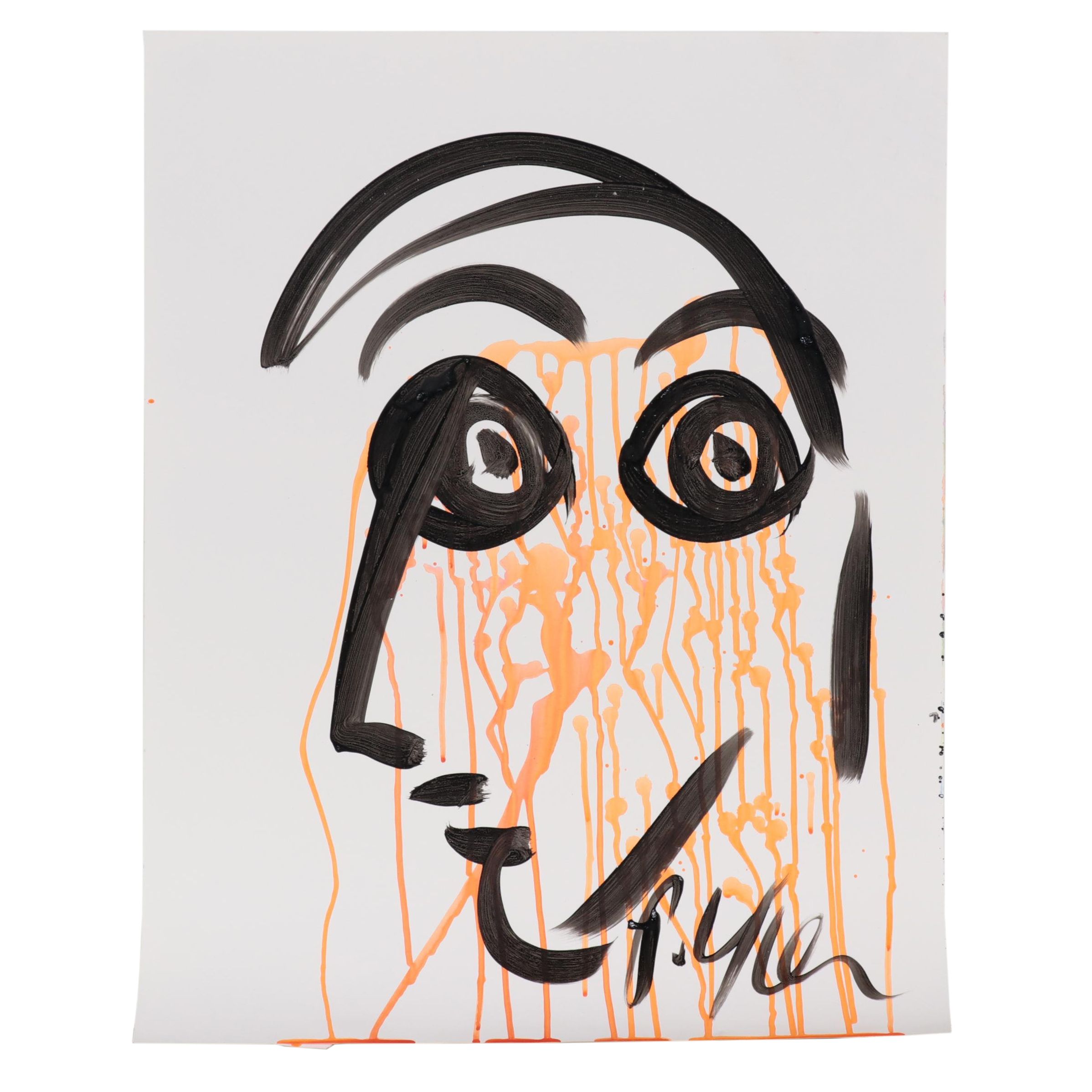 Peter Keil Abstract Acrylic Portrait