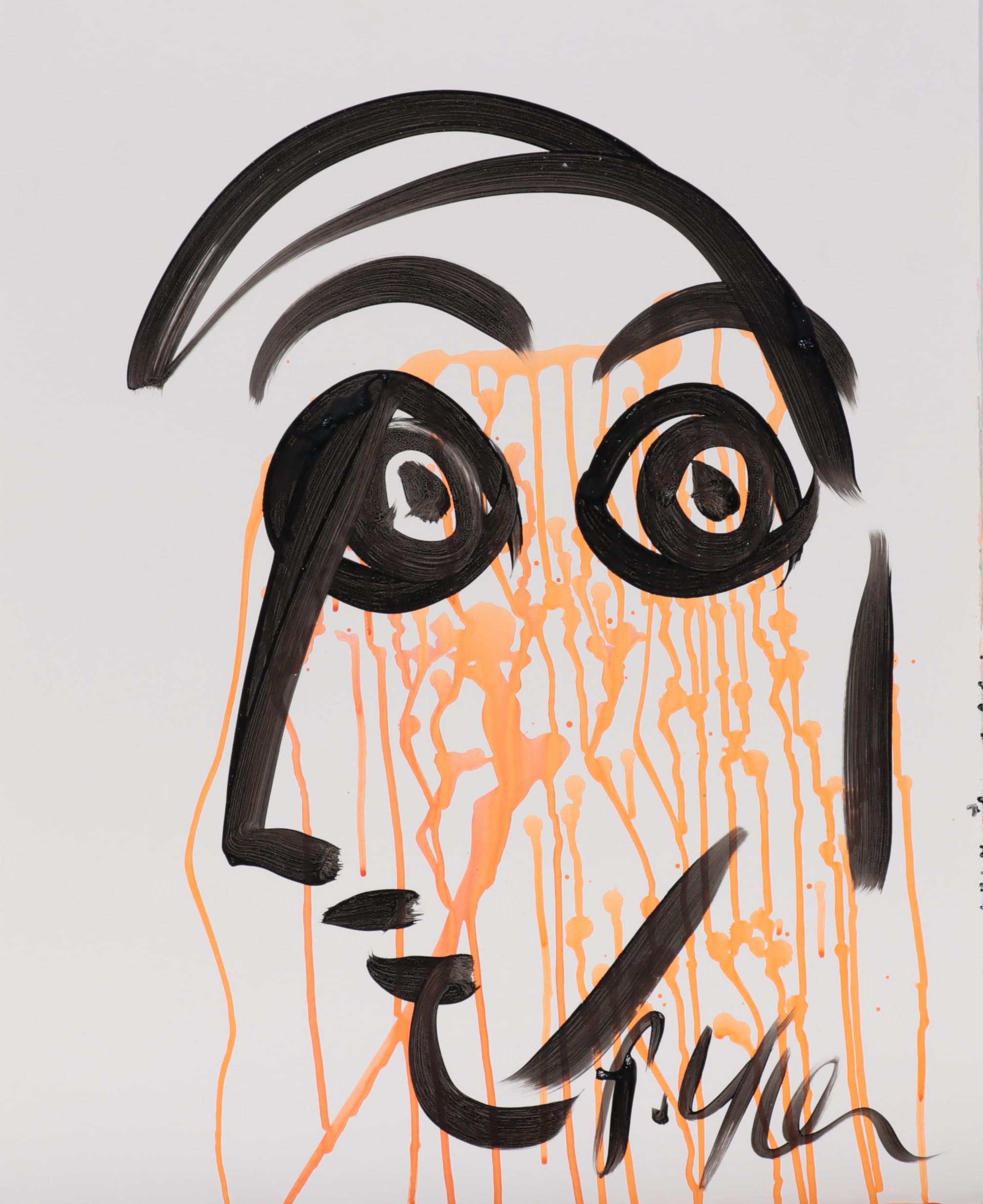 Peter Keil Abstract Acrylic Portrait