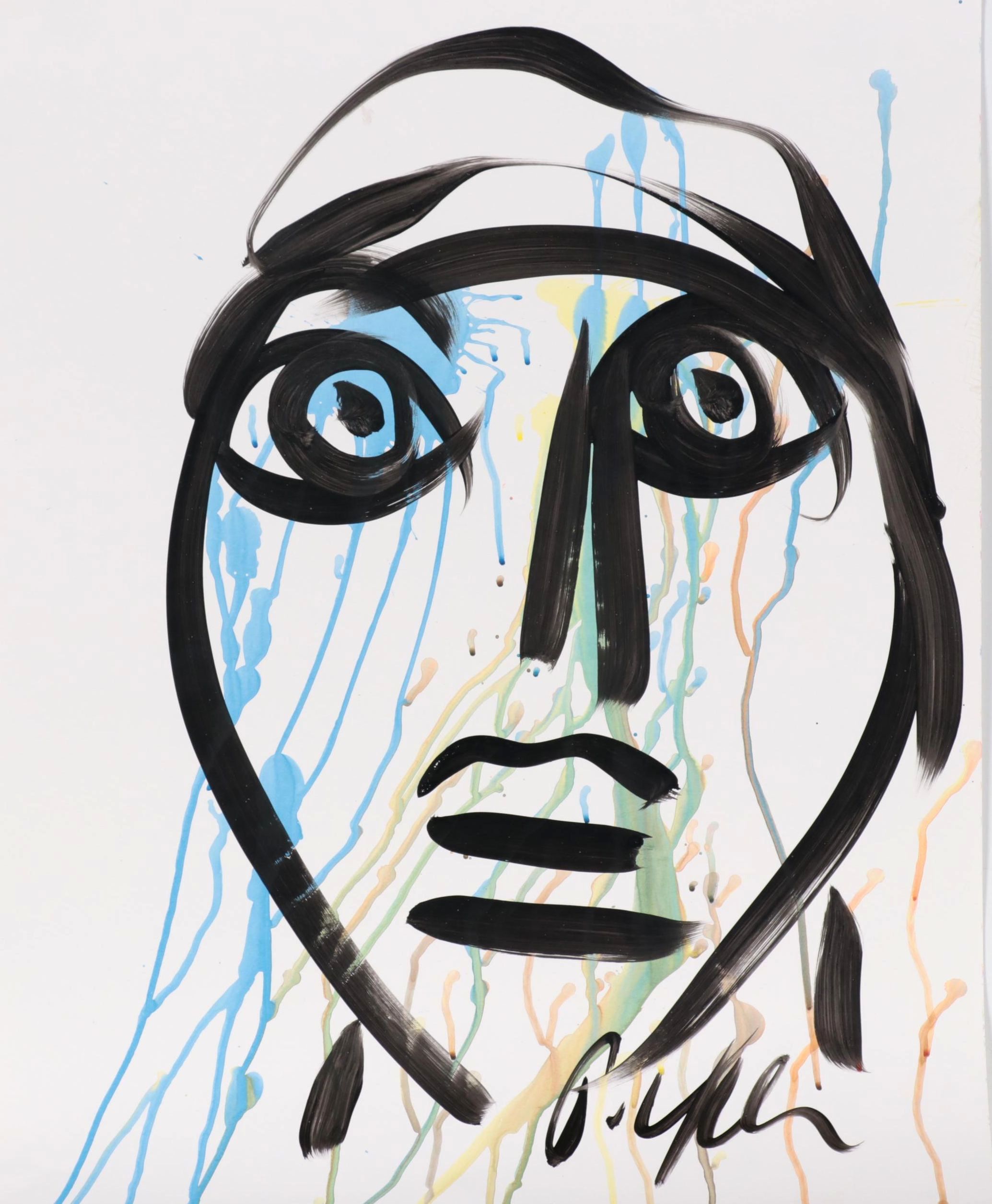 Peter Keil Abstract Acrylic Portrait