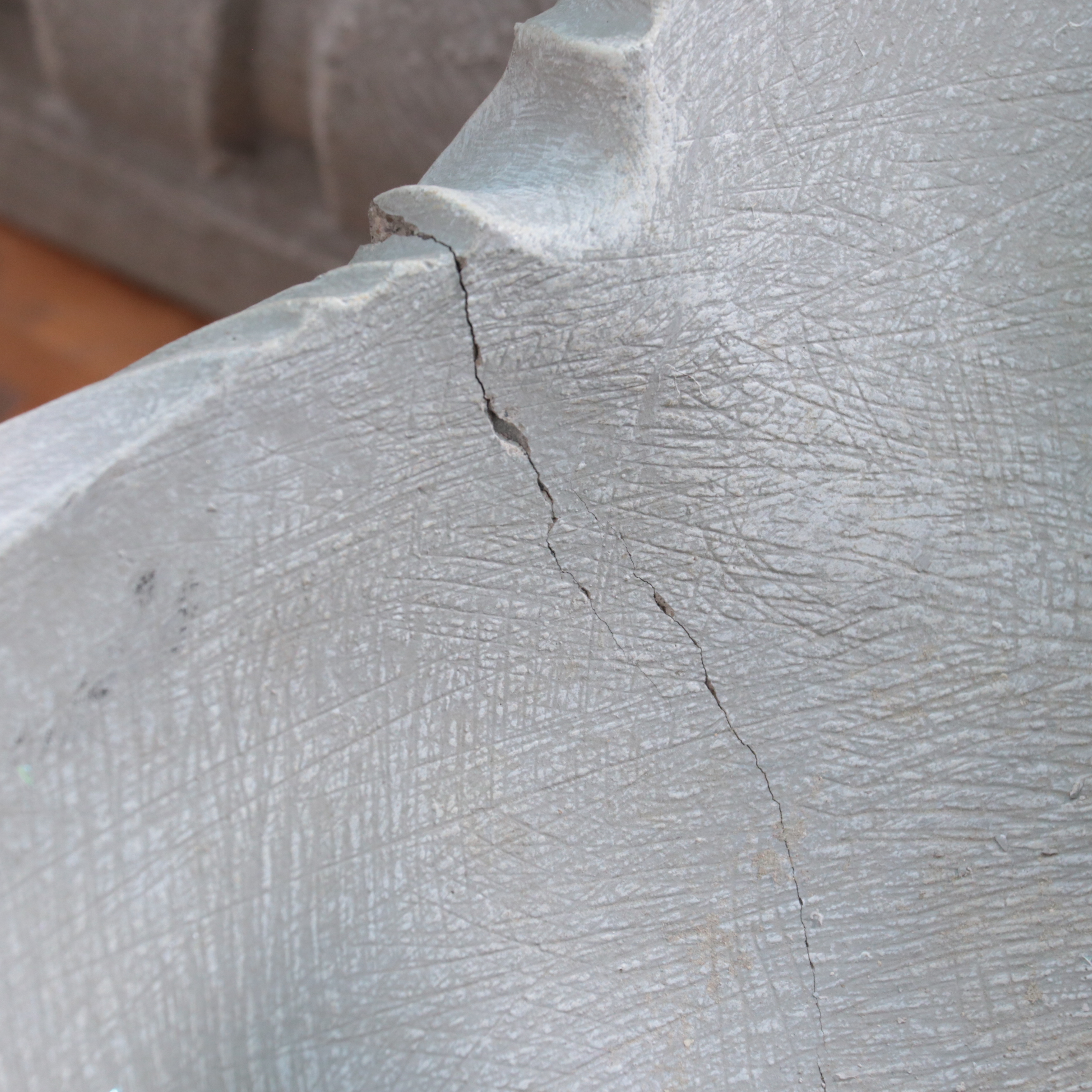 Three-Tiered Water Fountain With Cupid and Other Garden Décor