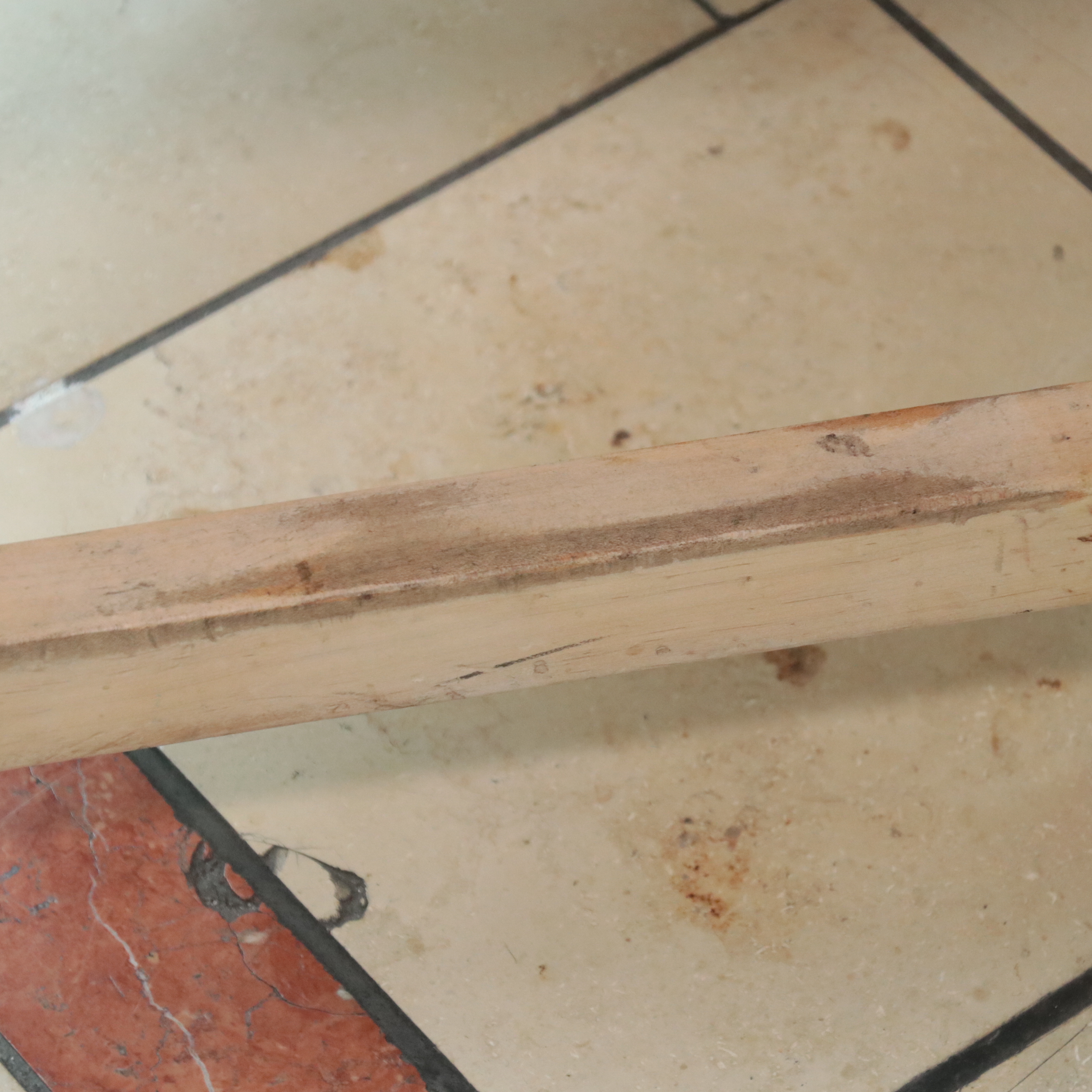 Pair of Large Wooden Slat Back Curved Benches with Armrests