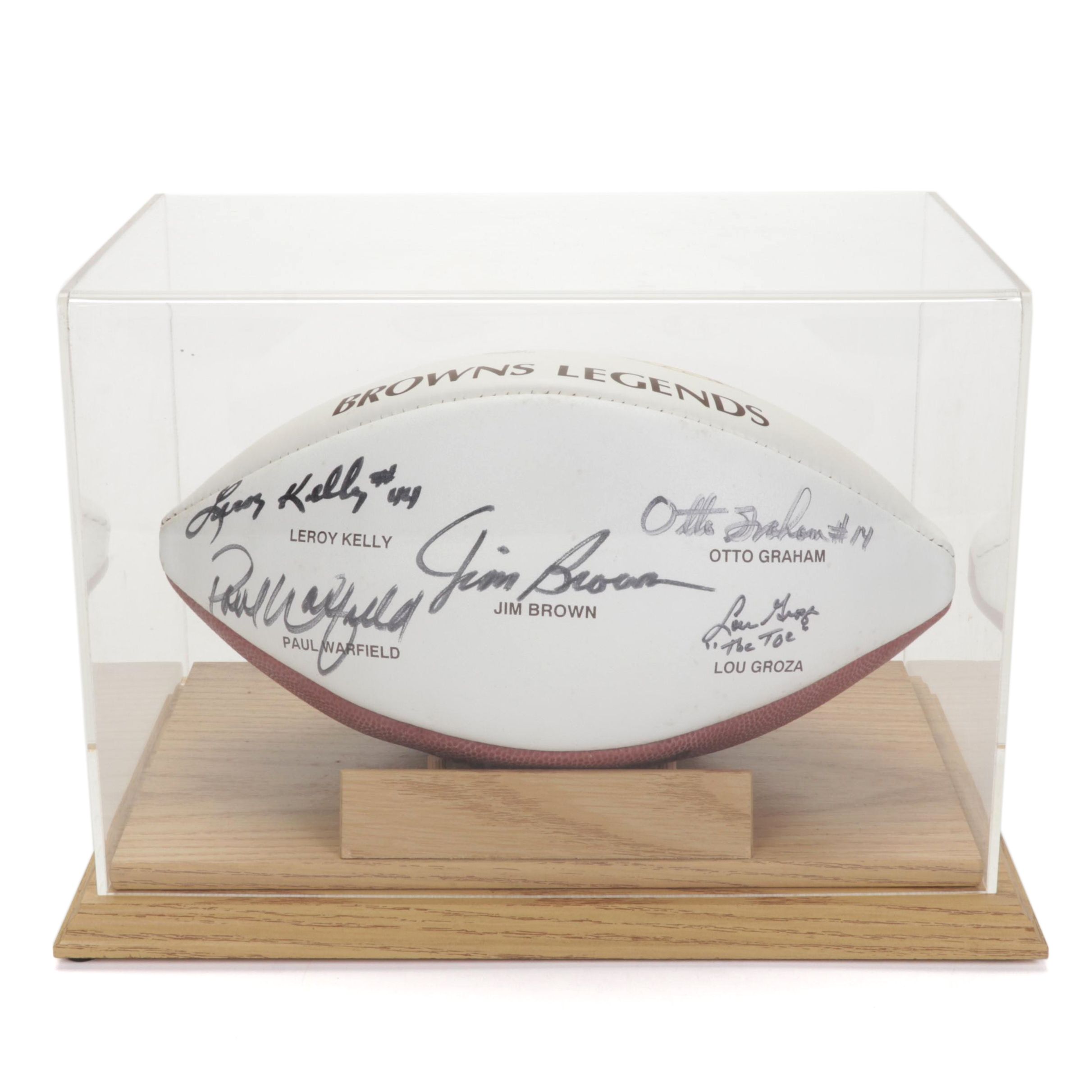 Cleveland "Browns Legends" Football Signed by Jim Brown, Otto Graham and More