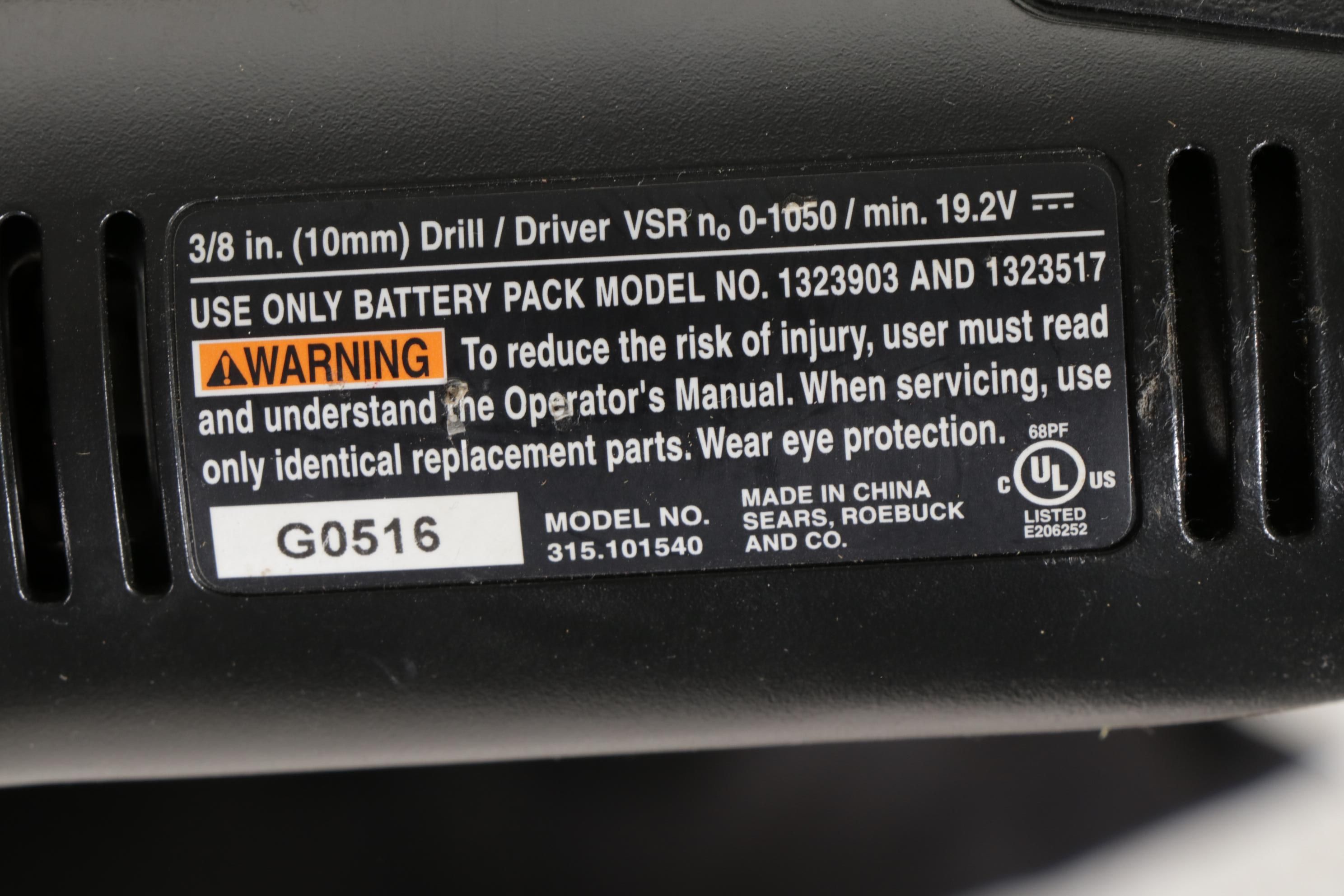 Craftsman 19.2V Battery Powered Hand Tool Set with Wheeled Tote