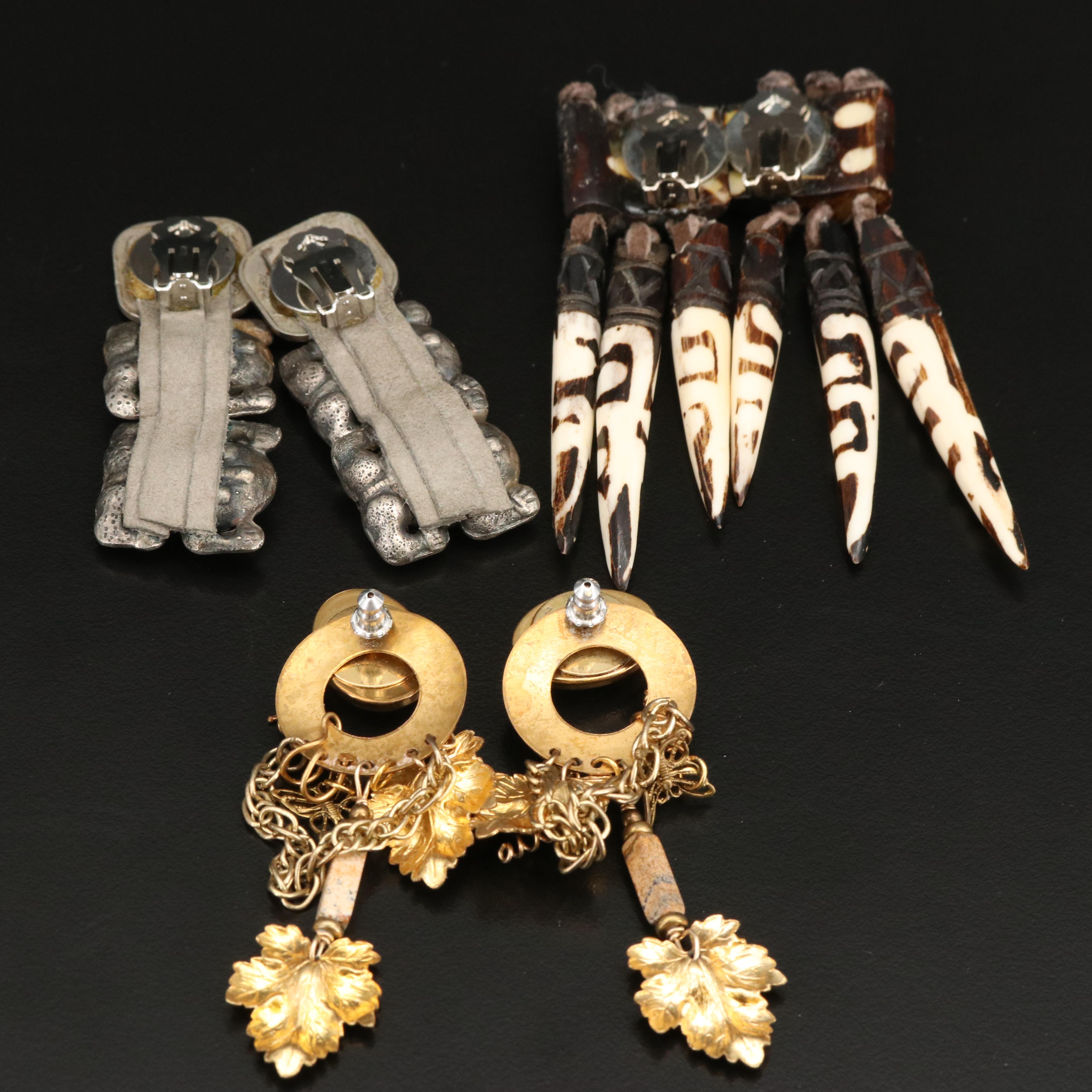 Asian Sterling Frog Earrings and Lapis Lazuli Featured in Jewelry Selection