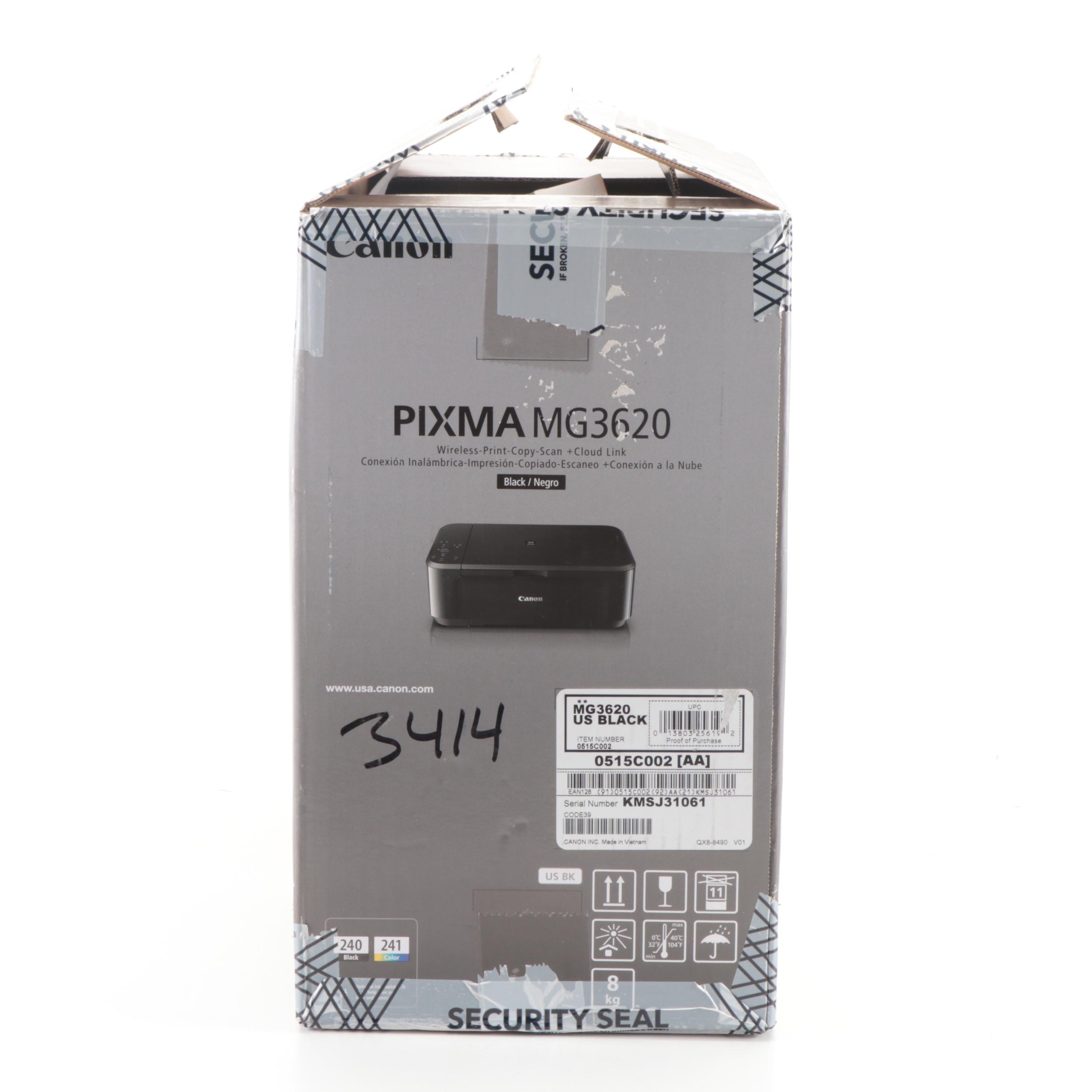 Canon Pixma MG3620 Wireless All-In-One Printer
