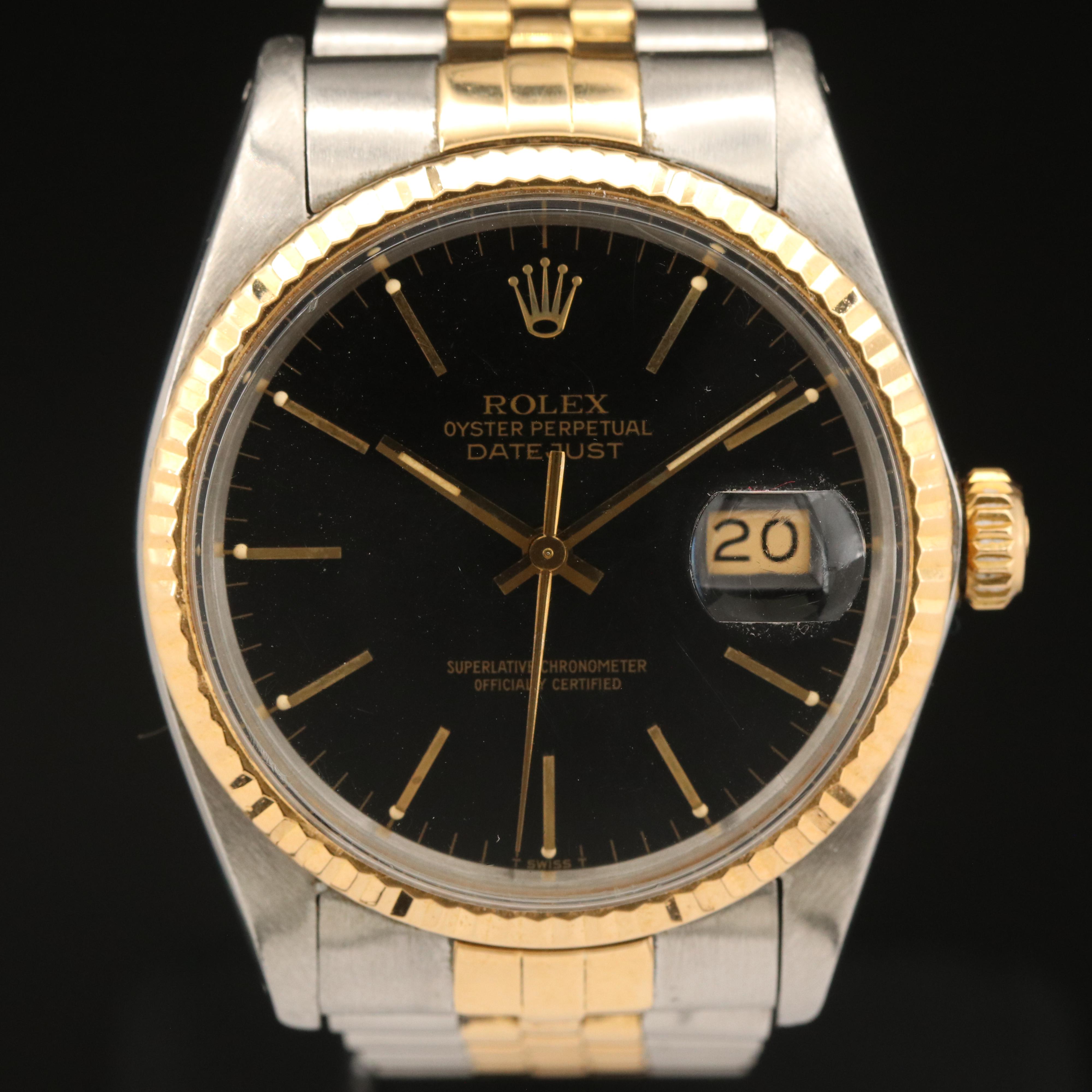 Rolex Oyster Perpetual Datejust Two-Tone Watch