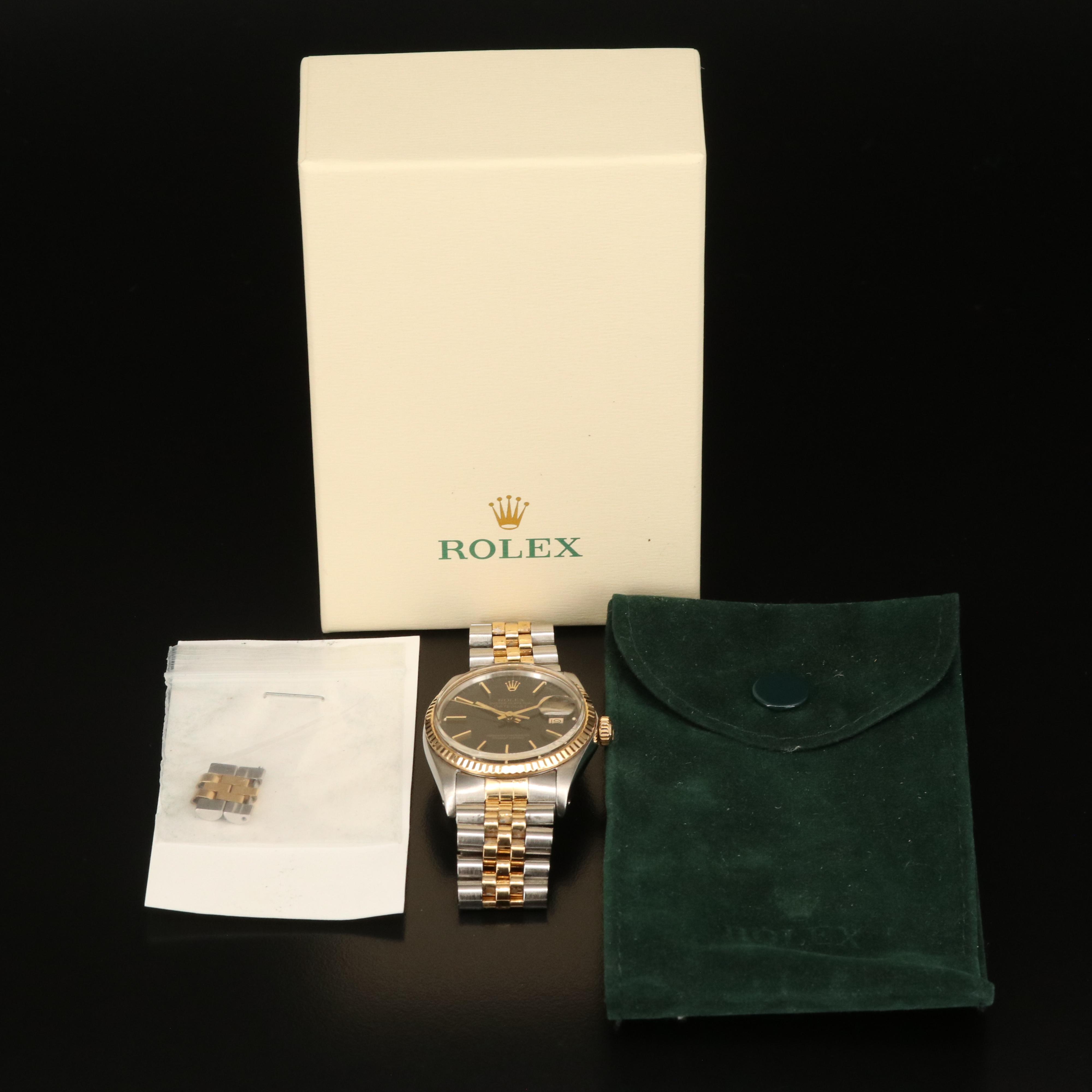 Rolex Oyster Perpetual Datejust Two-Tone Watch
