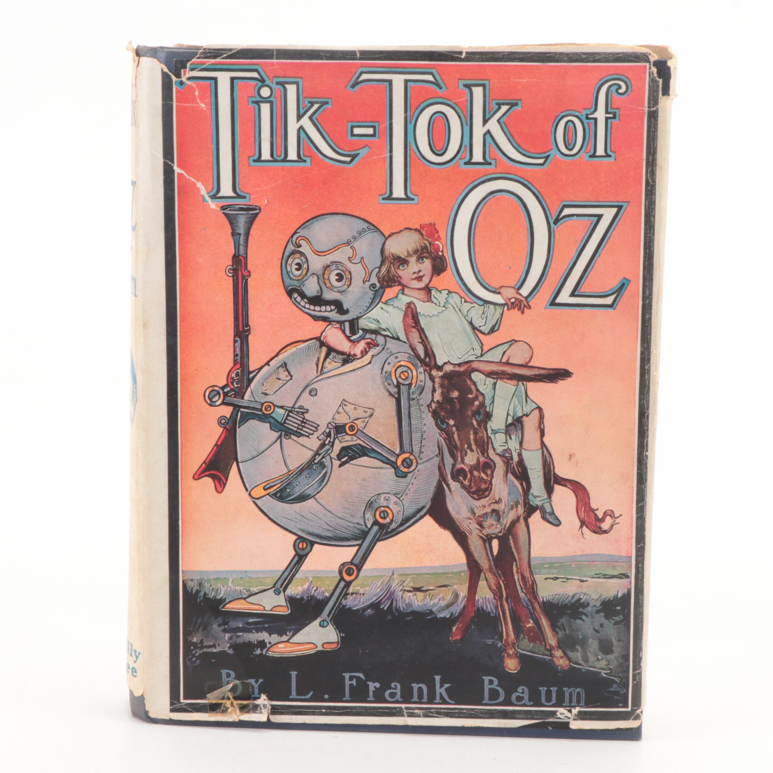 "Ozma of Oz" 1907 and "Tik-Tok of Oz" 1914 by L. Frank Baum