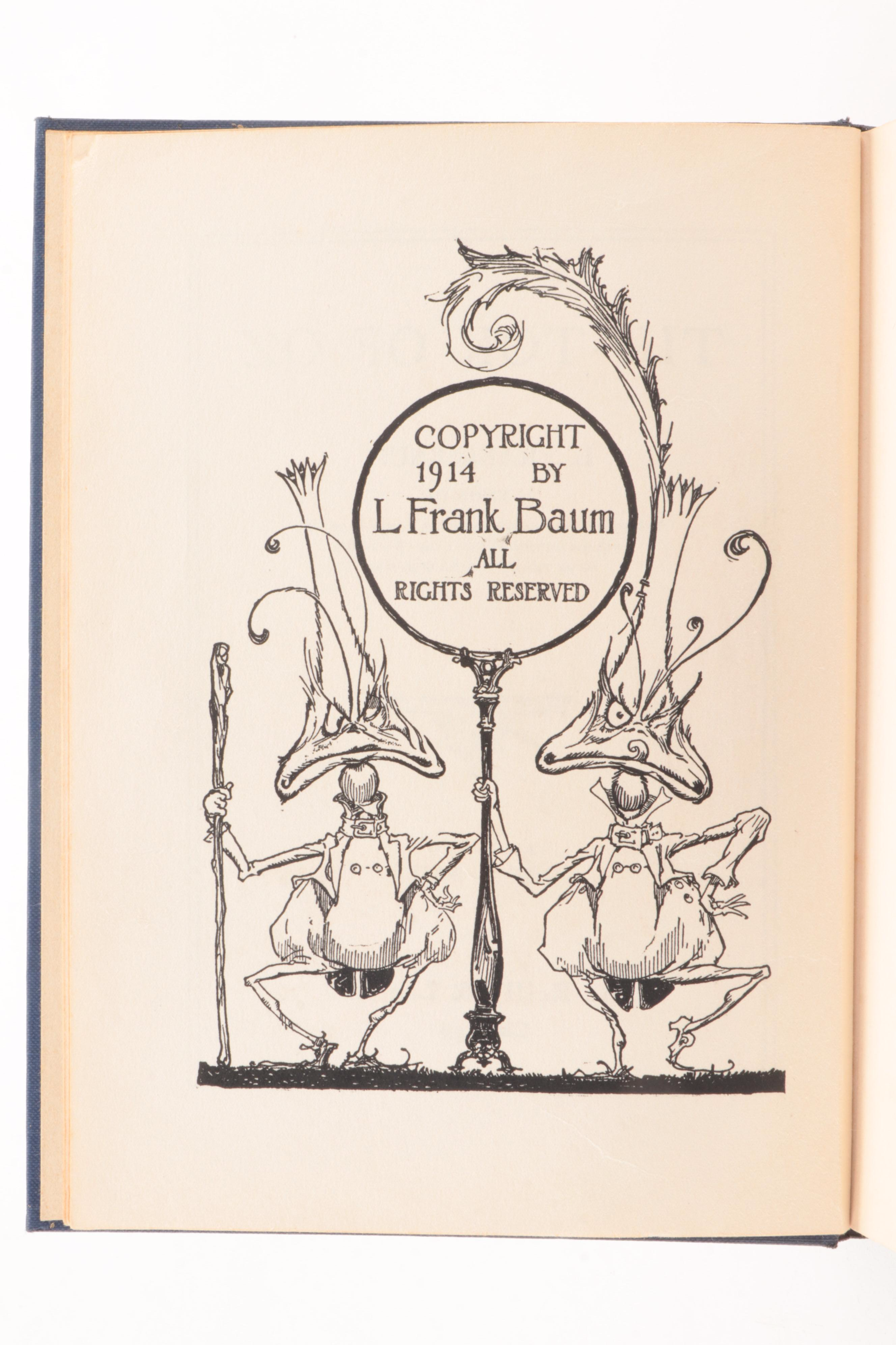 "Ozma of Oz" 1907 and "Tik-Tok of Oz" 1914 by L. Frank Baum