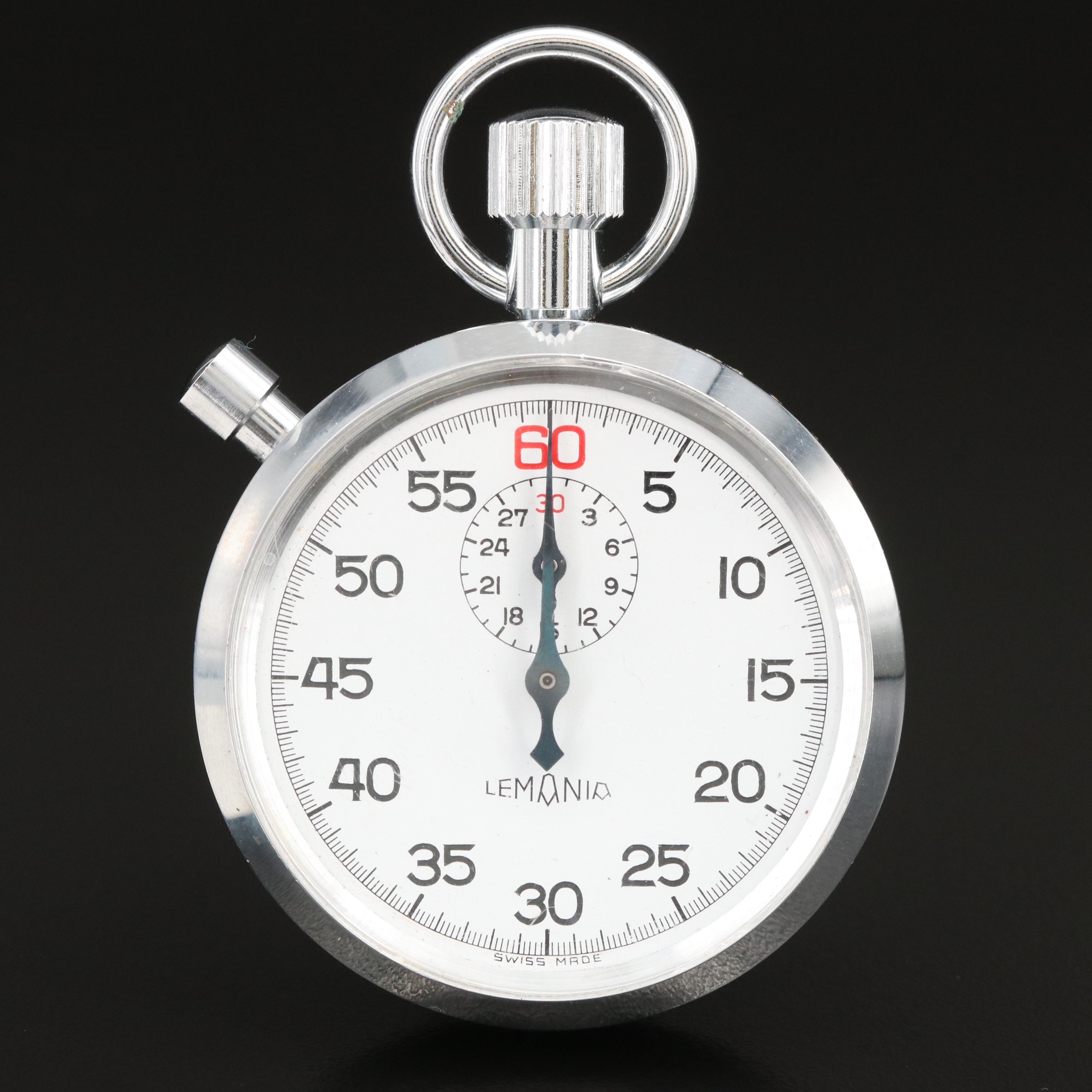 Lemania Swiss Made Stop Watch