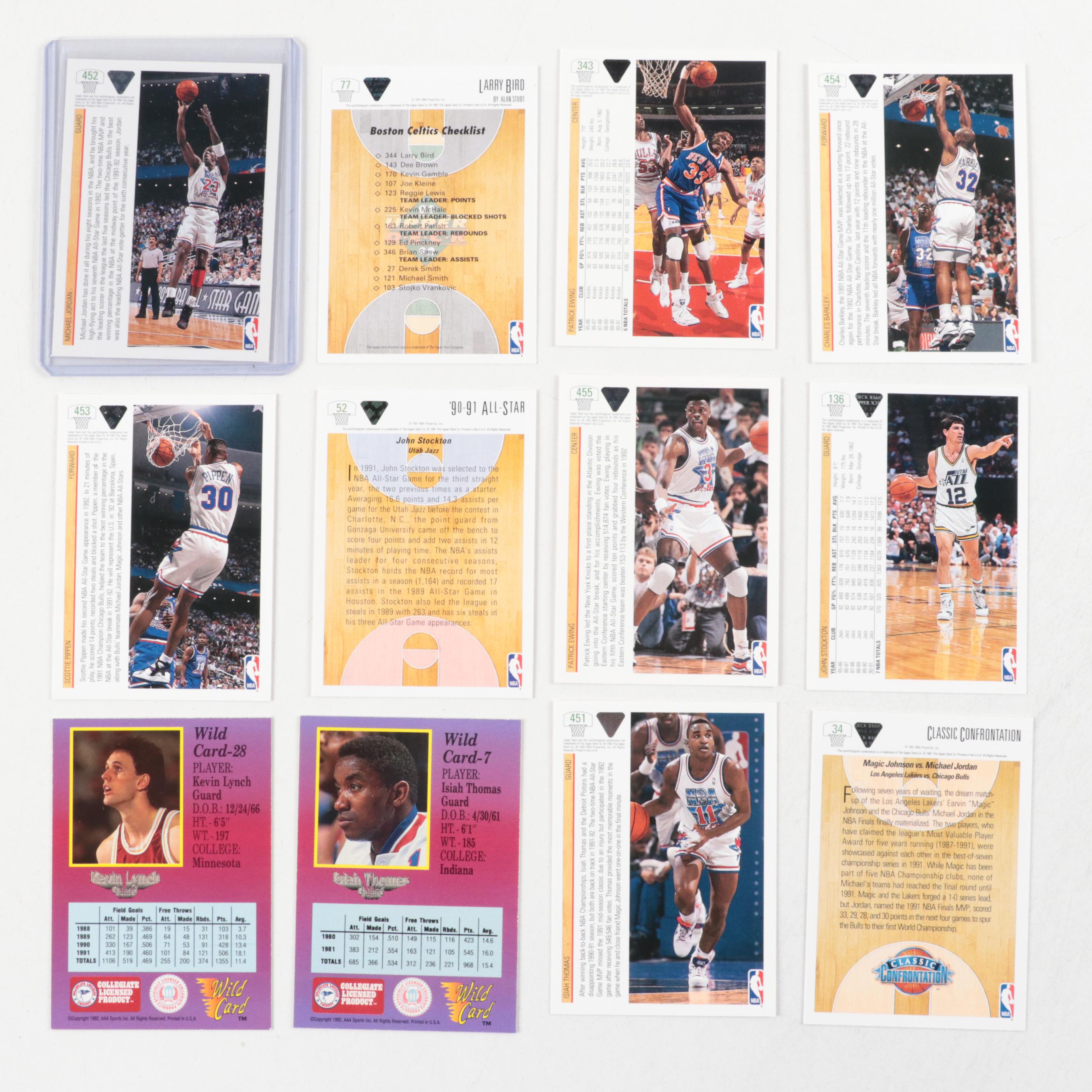 1991 Upper Deck Basketball Sealed Factory Set, More With Jordan, Pippen, Ewing