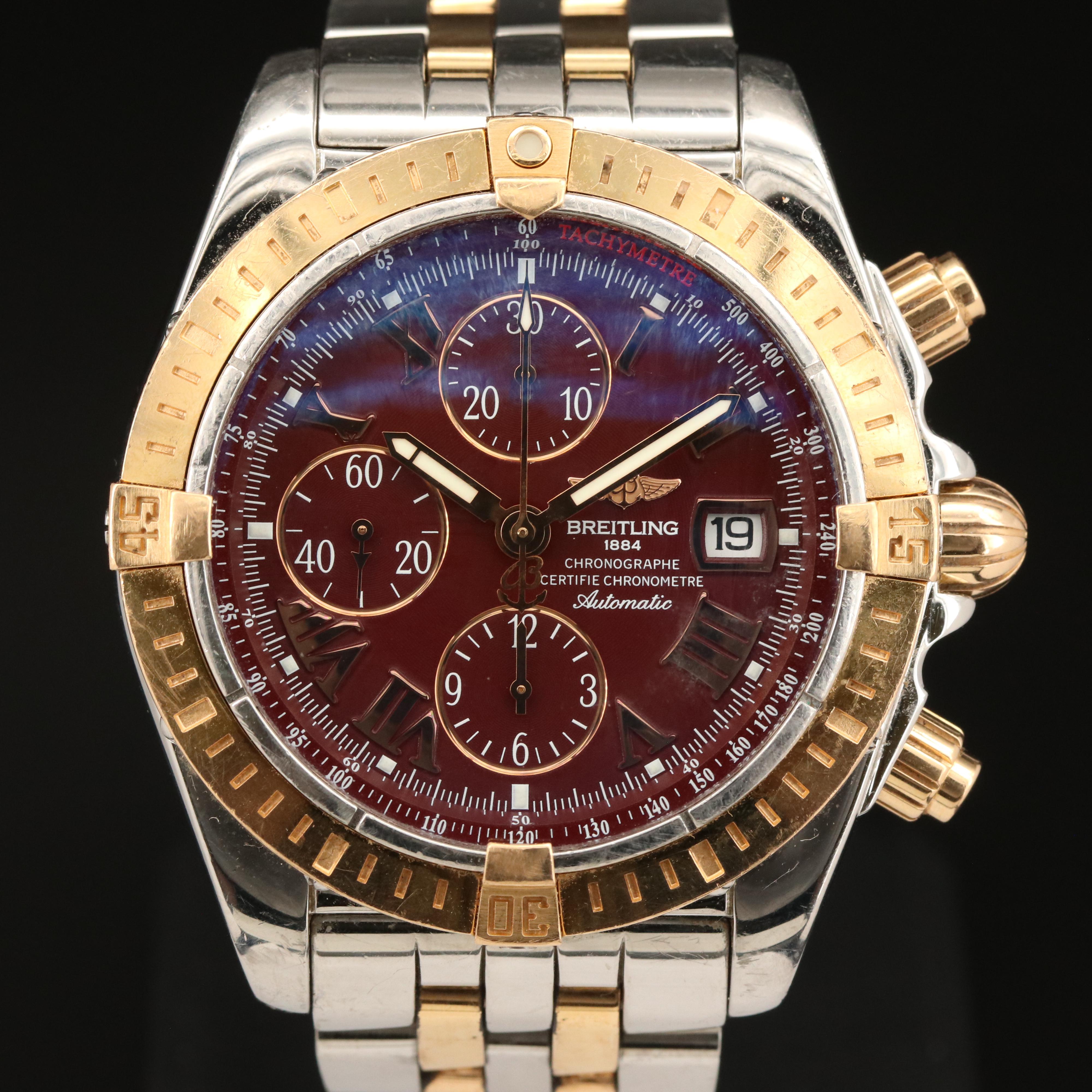 Breitling Chronomat Evolution Two-Tone Watch