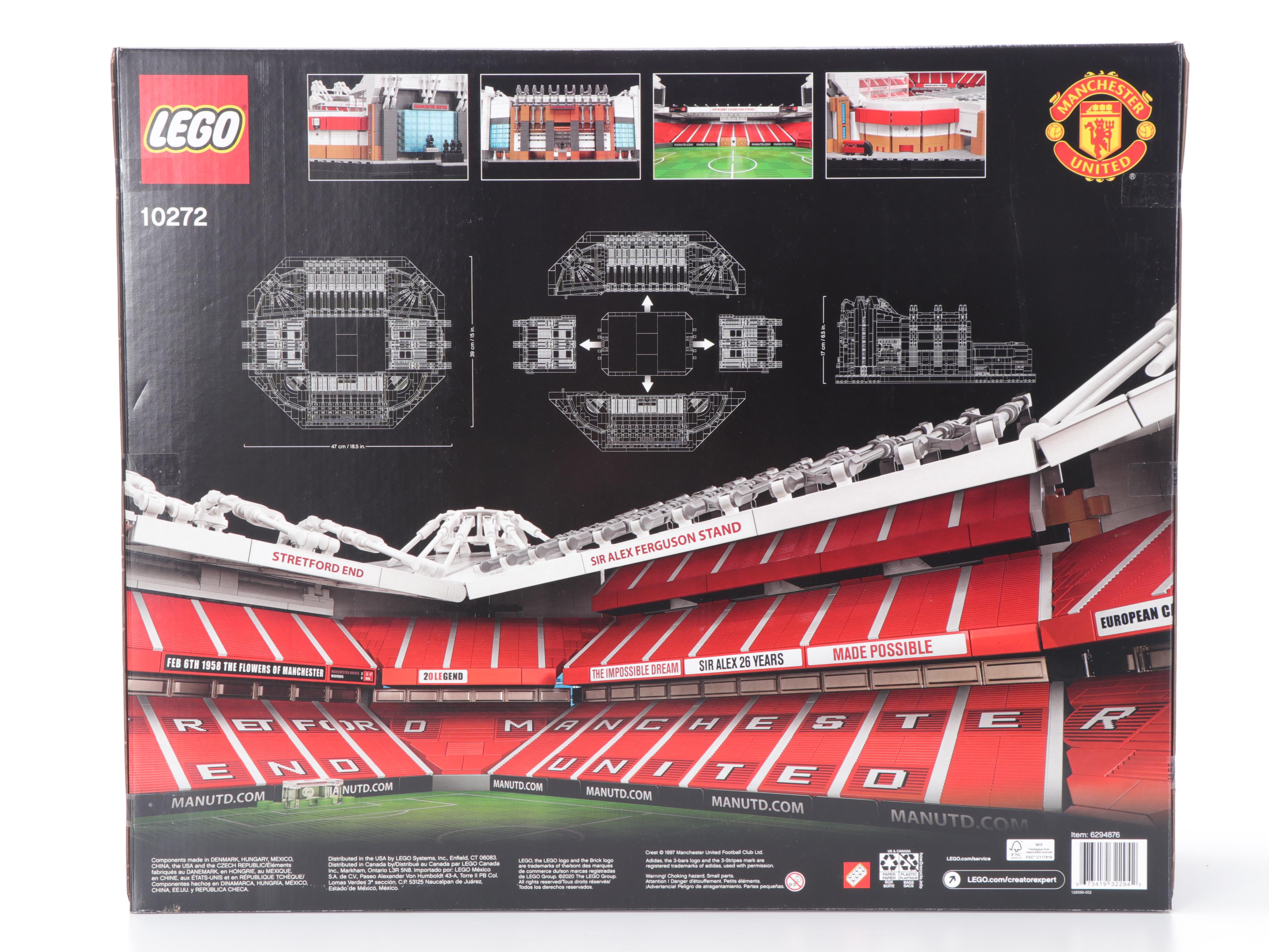 LEGO Creator Manchester United Old Trafford Stadium and BrickHeadz Character