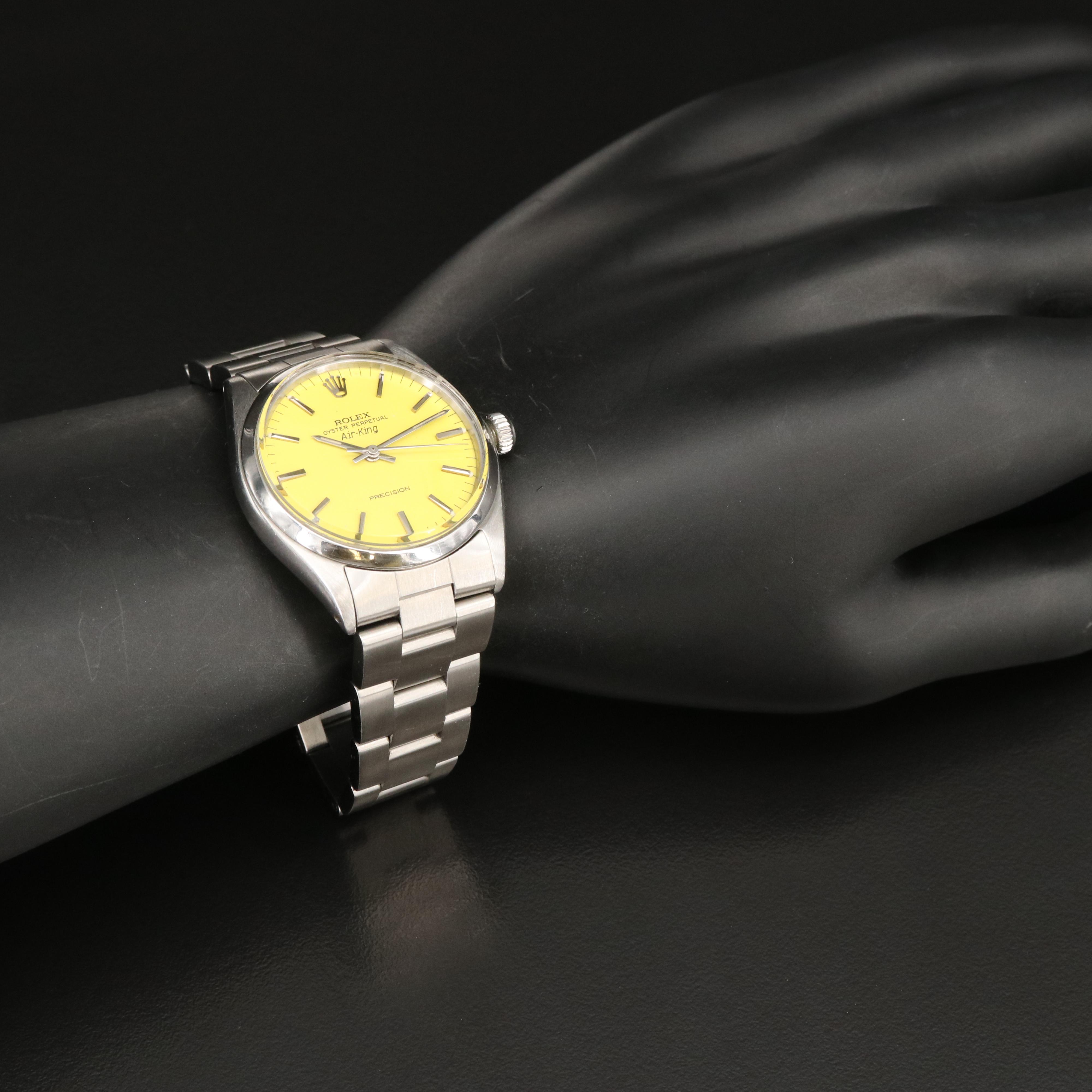 1962 Rolex Air-King Stainless Steel Watch