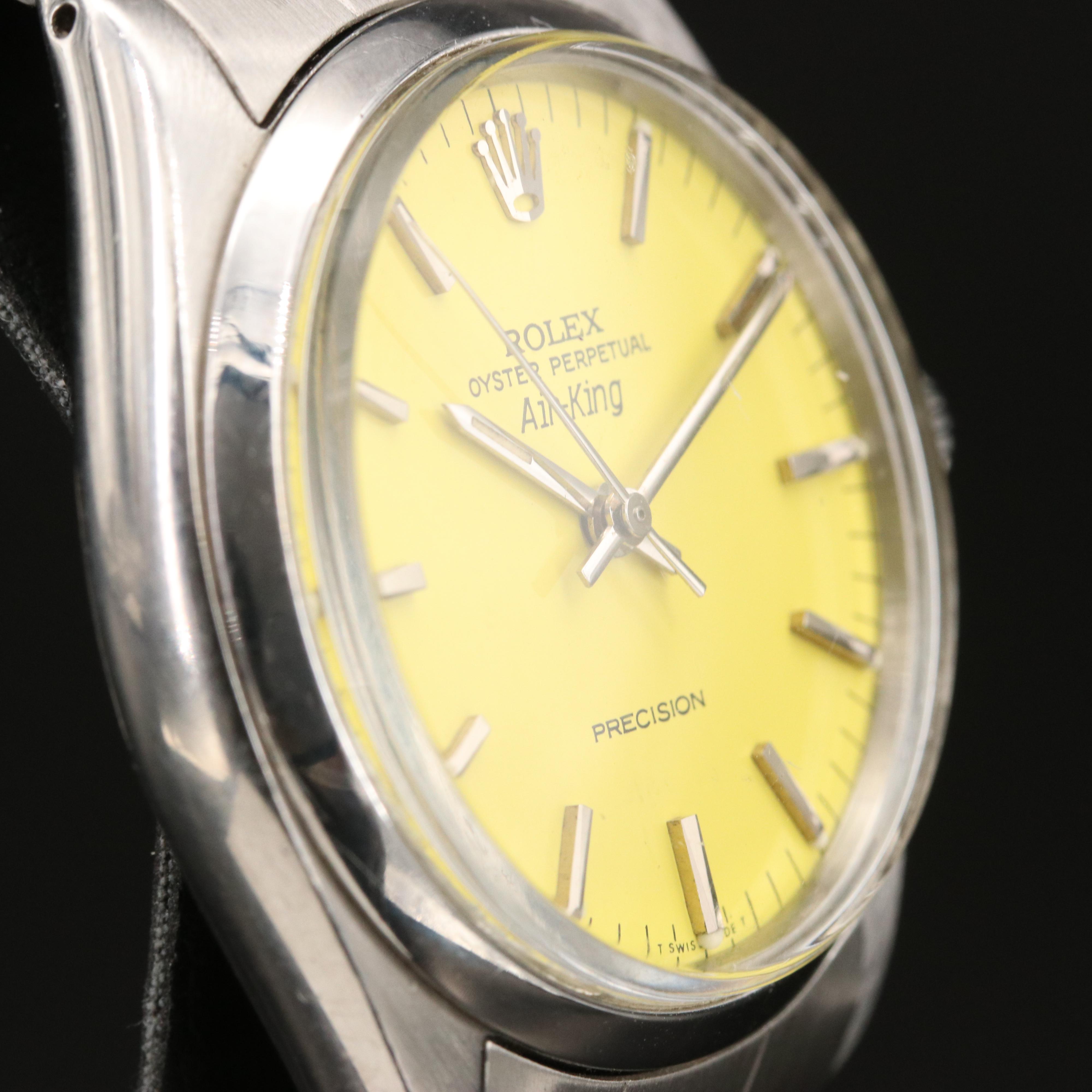 1962 Rolex Air-King Stainless Steel Watch