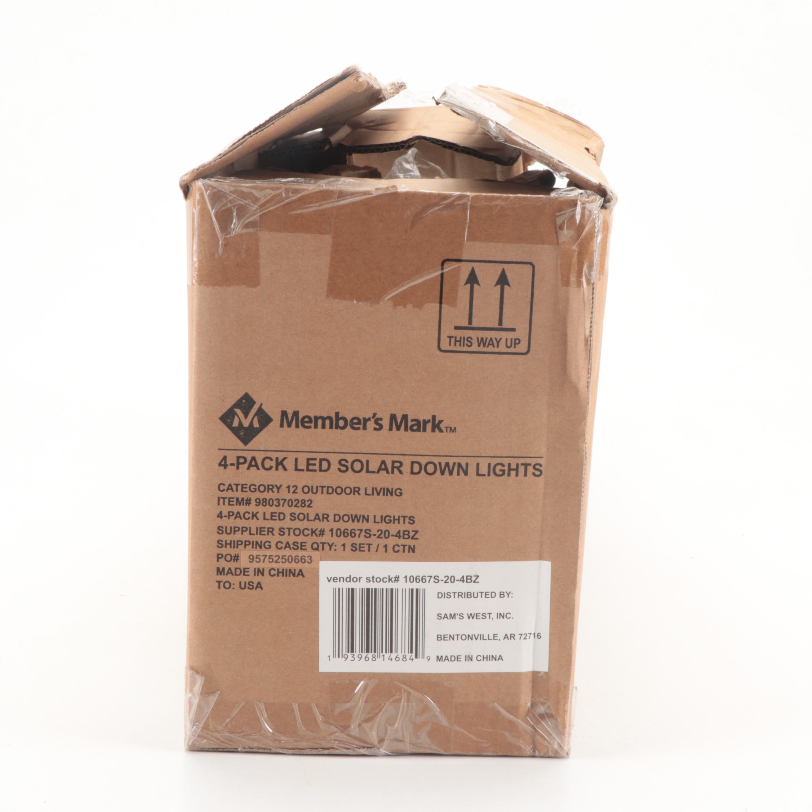 Member's Mark LED Solar Down Lights