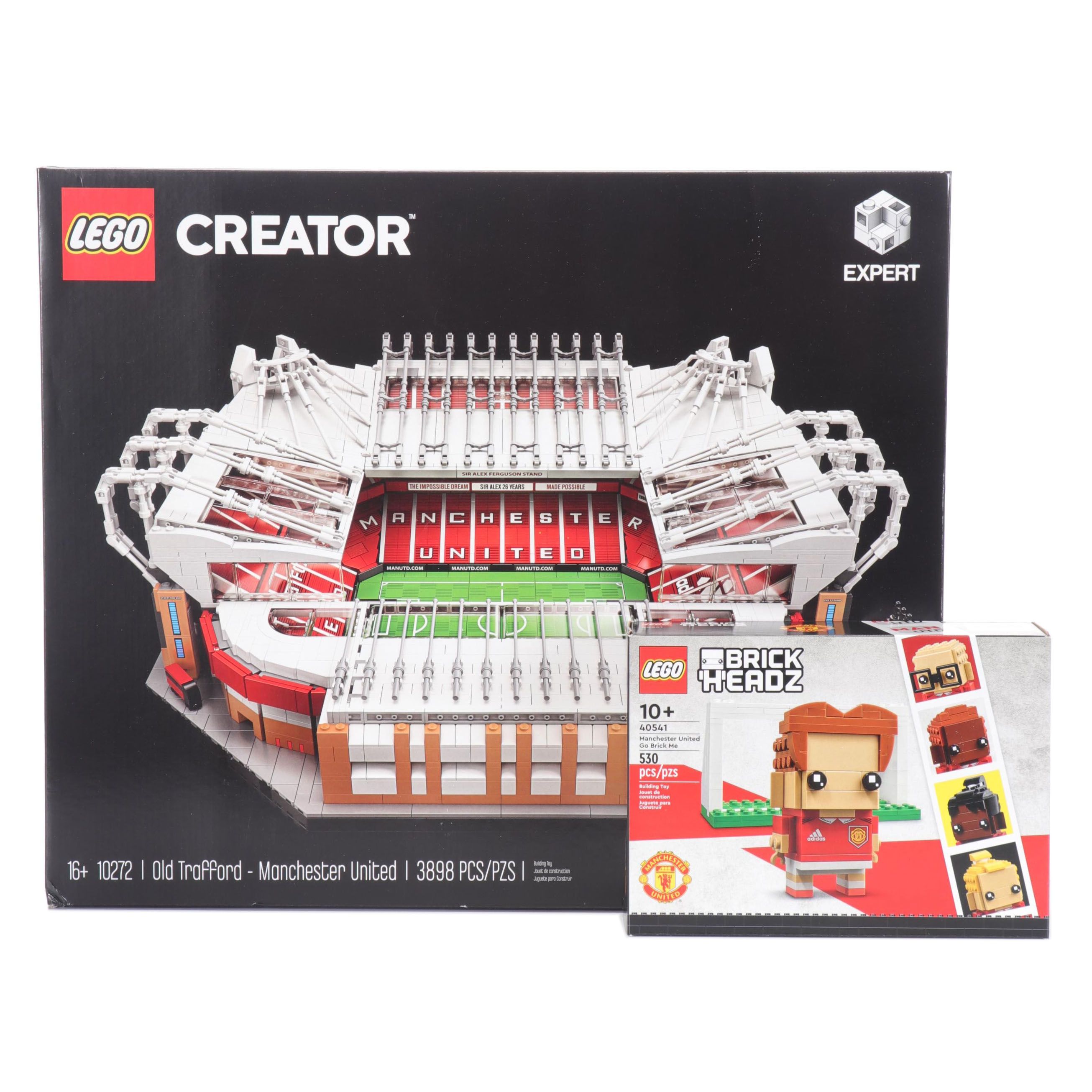 LEGO Creator Manchester United Old Trafford Stadium and BrickHeadz Character