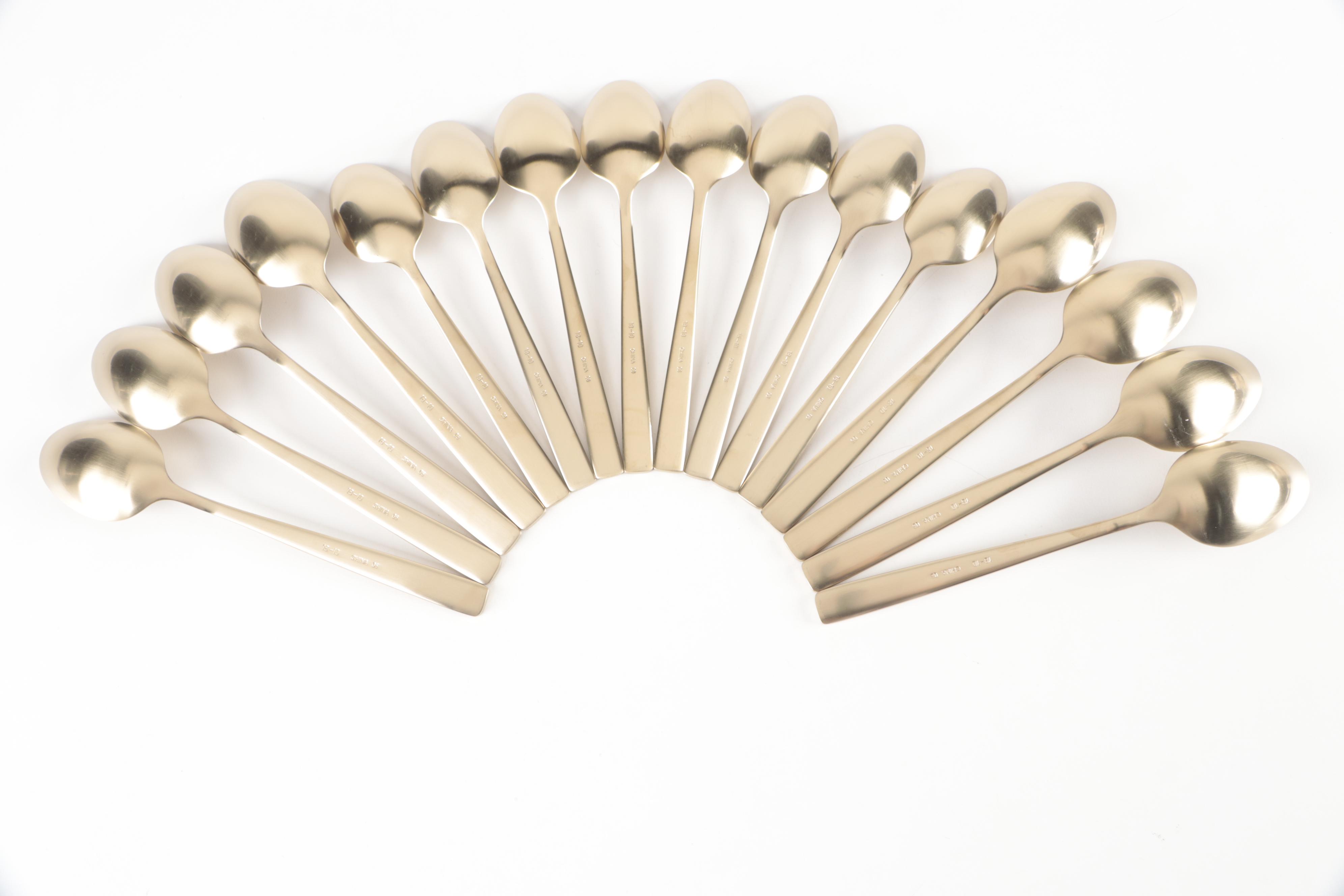 Member's Mark Gilt Wash Stainless Steel Flatware