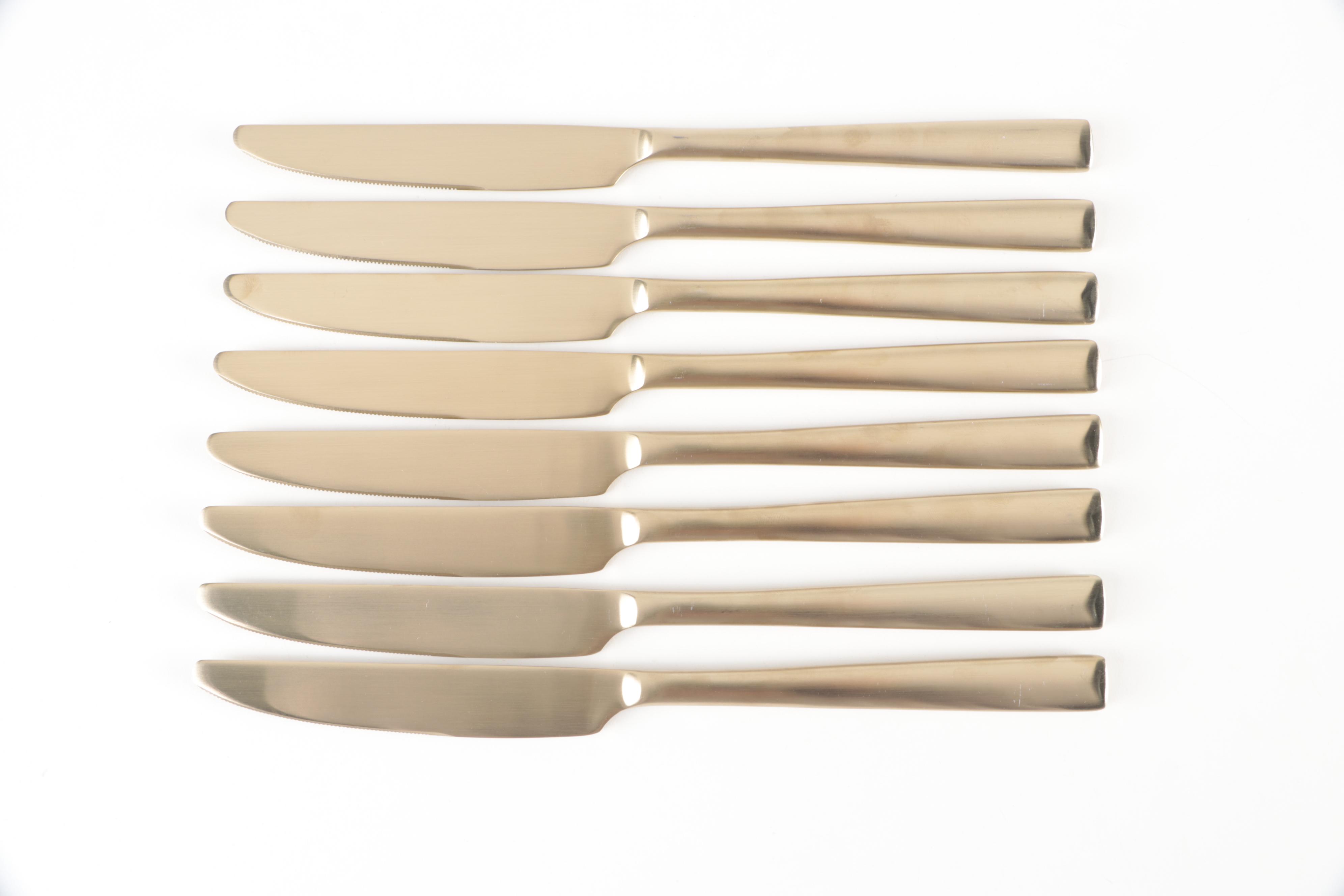 Member's Mark Gilt Wash Stainless Steel Flatware